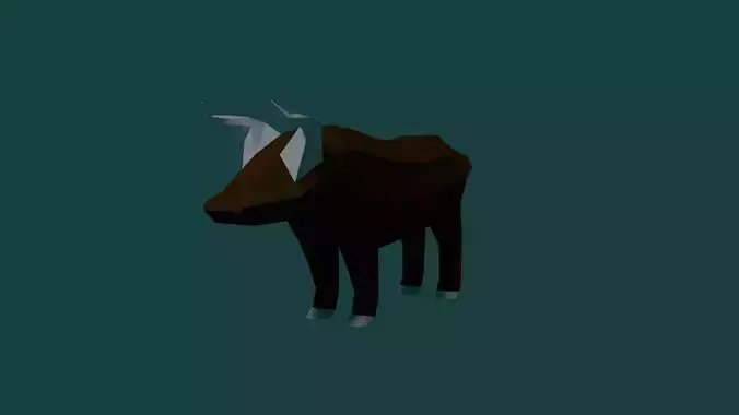 Low poly Bull
