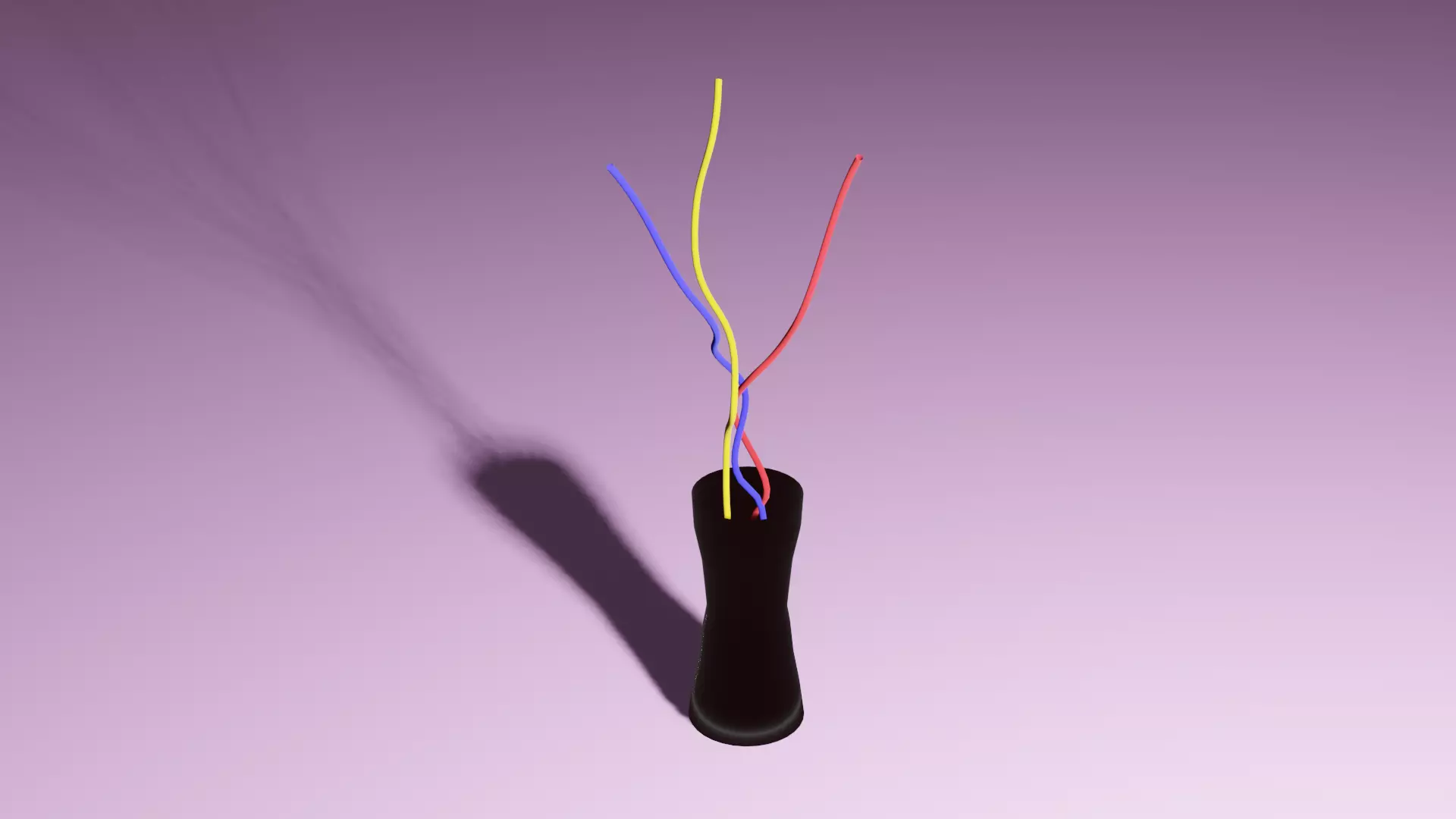 DECORATIVE GLASS VASE Free low-poly 3D model