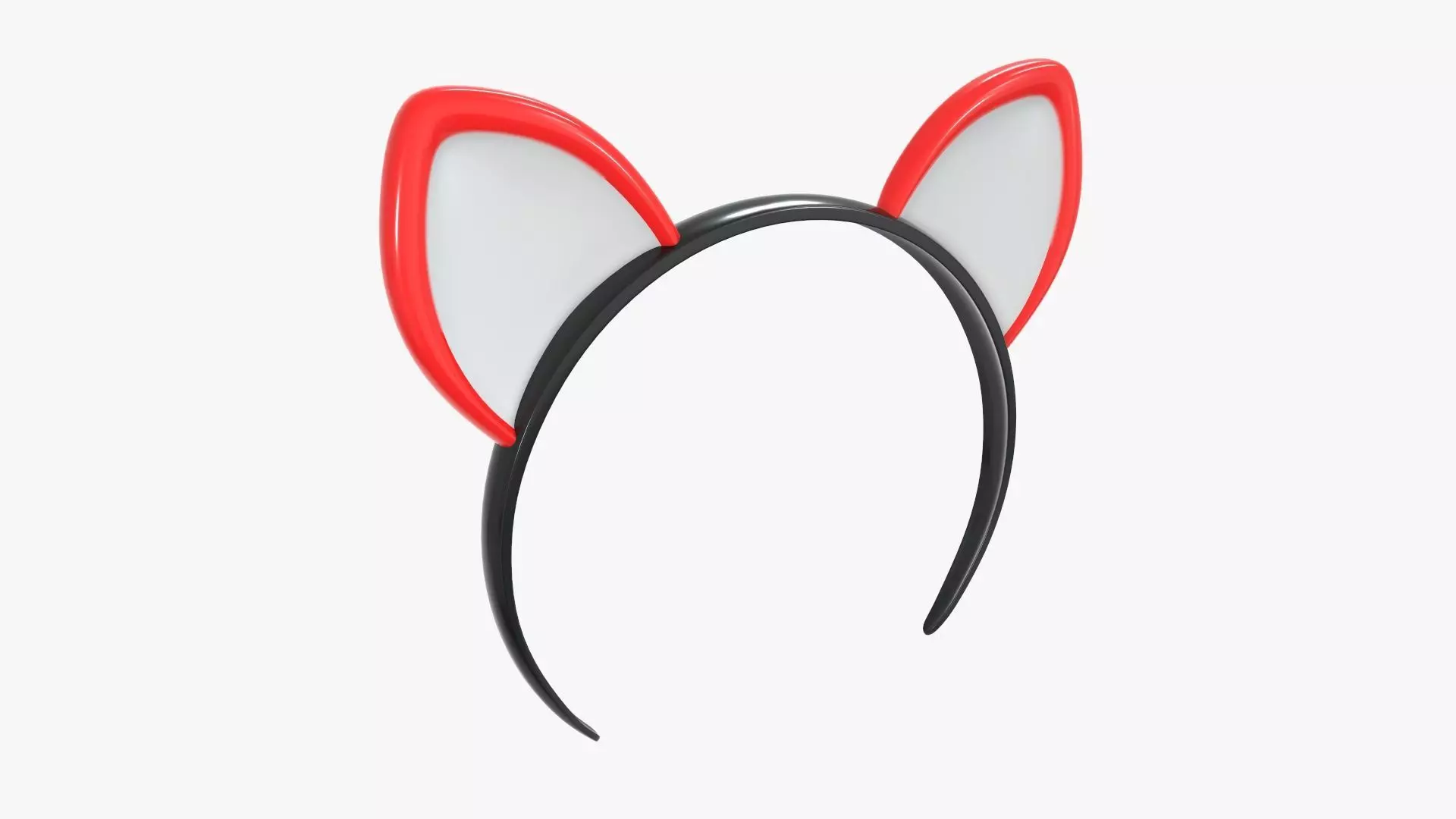 Headband kitty ears 03 3D model_0
