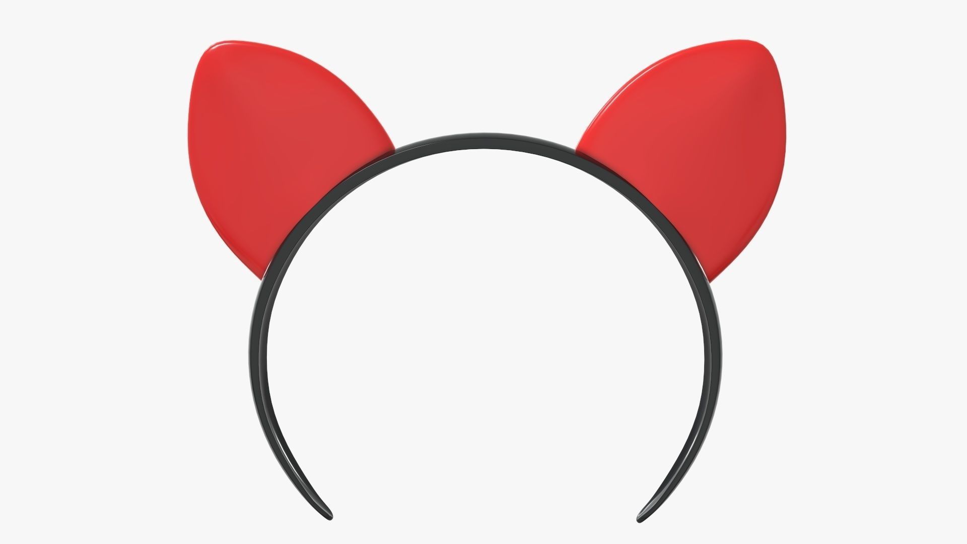Headband kitty ears 03 3D model_2