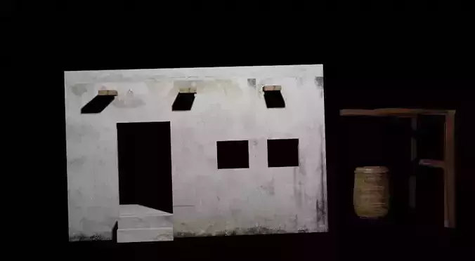 Arabic Old Shop 3D Model 