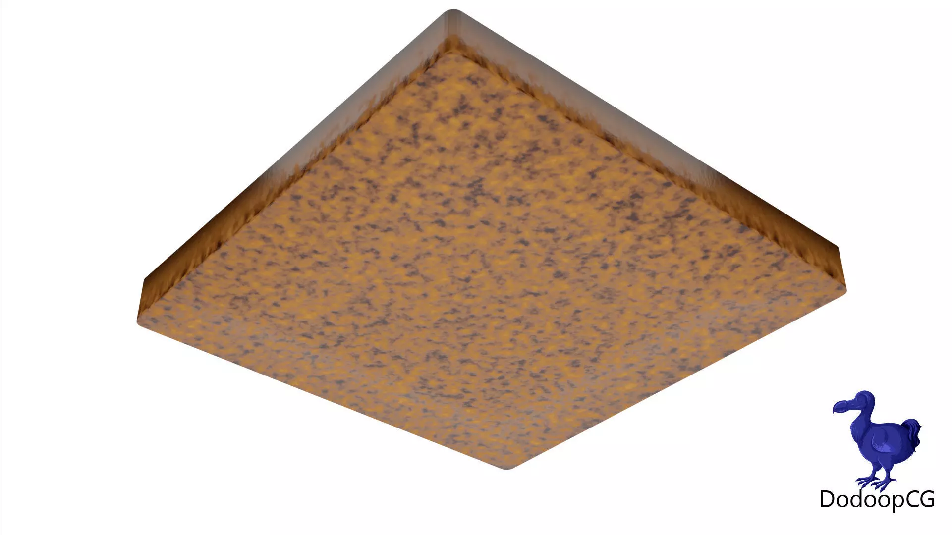 Waffle on Plate - Breakfast Food 3D Model Low-poly 3D model_6