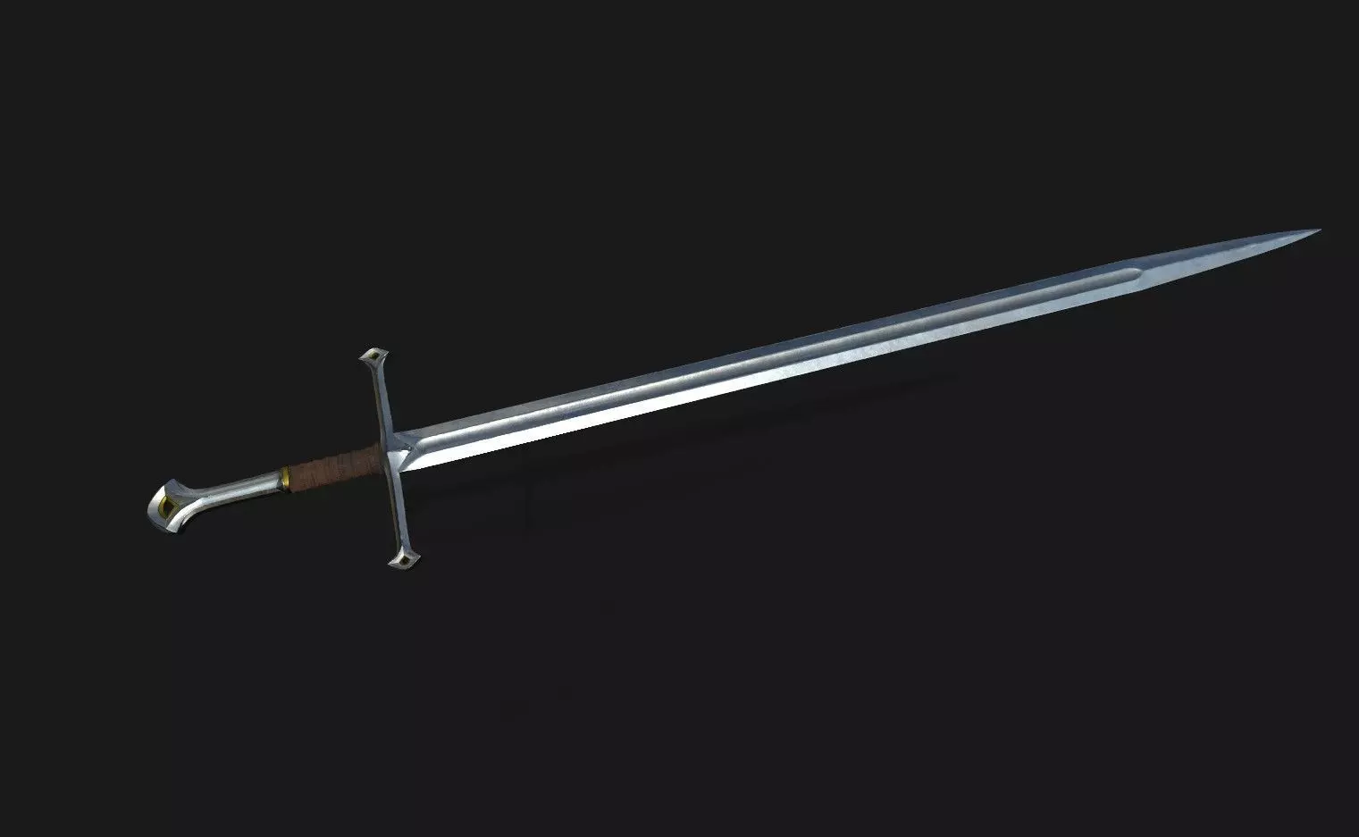 Sword lord of rings Free 3D model_0