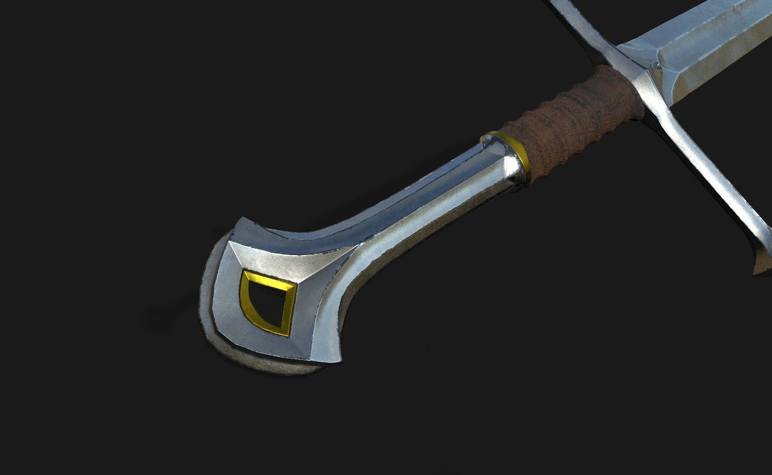 Sword lord of rings Free 3D model_3