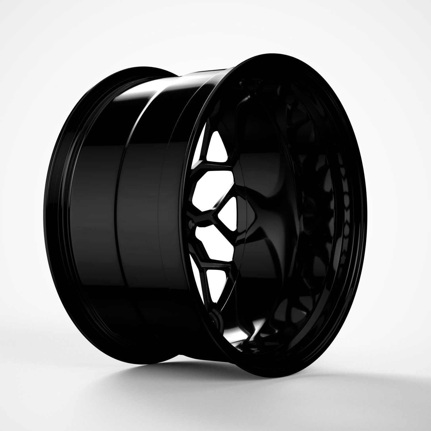Vossen HF-2 wheels 3D model_4