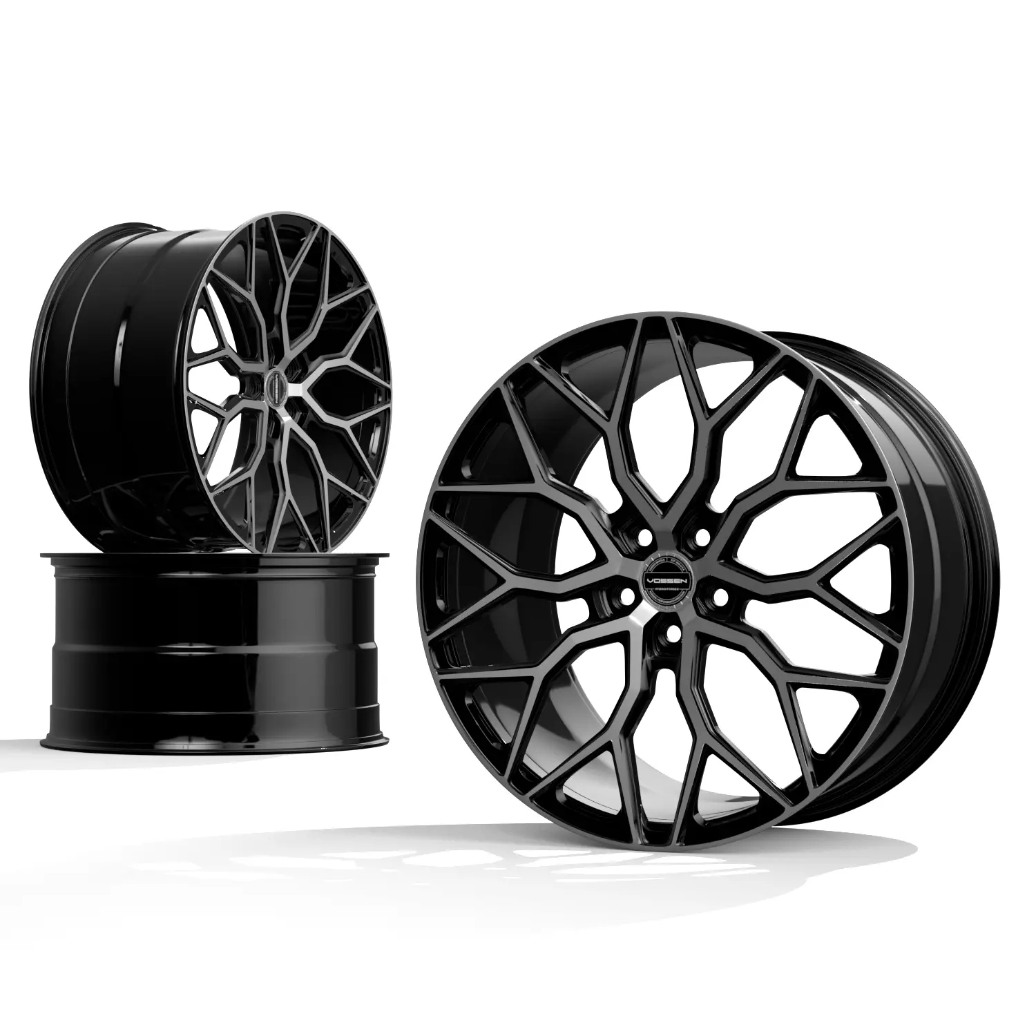 Vossen HF-2 wheels 3D model_0
