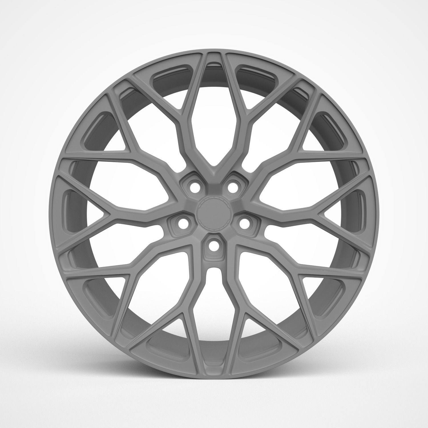 Vossen HF-2 wheels 3D model_5