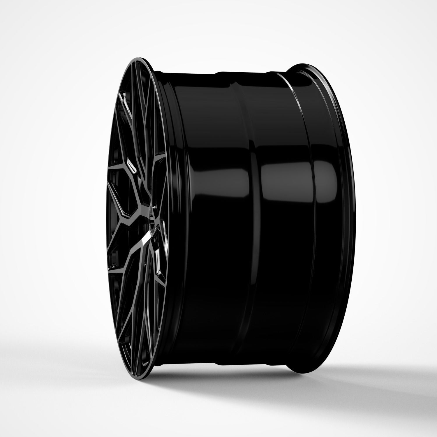 Vossen HF-2 wheels 3D model_3