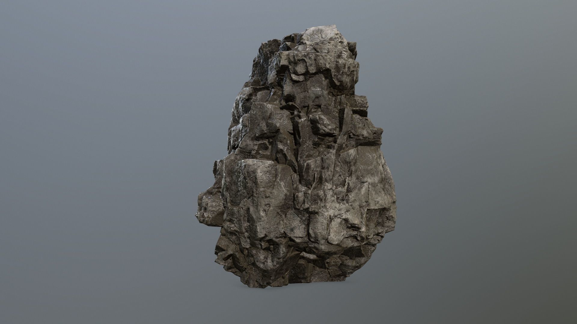 Rock set Low-poly 3D model_26