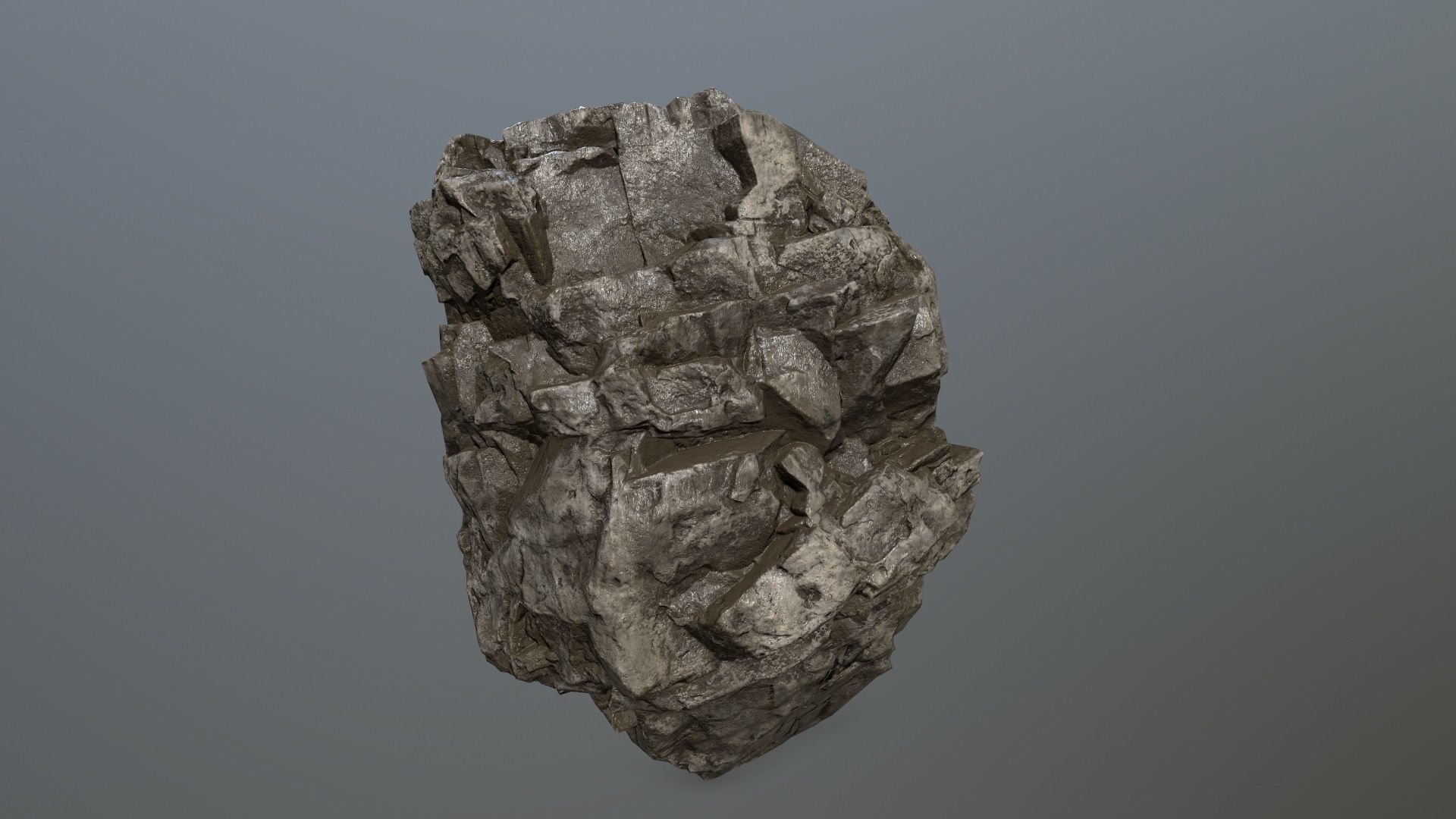 Rock set Low-poly 3D model_25