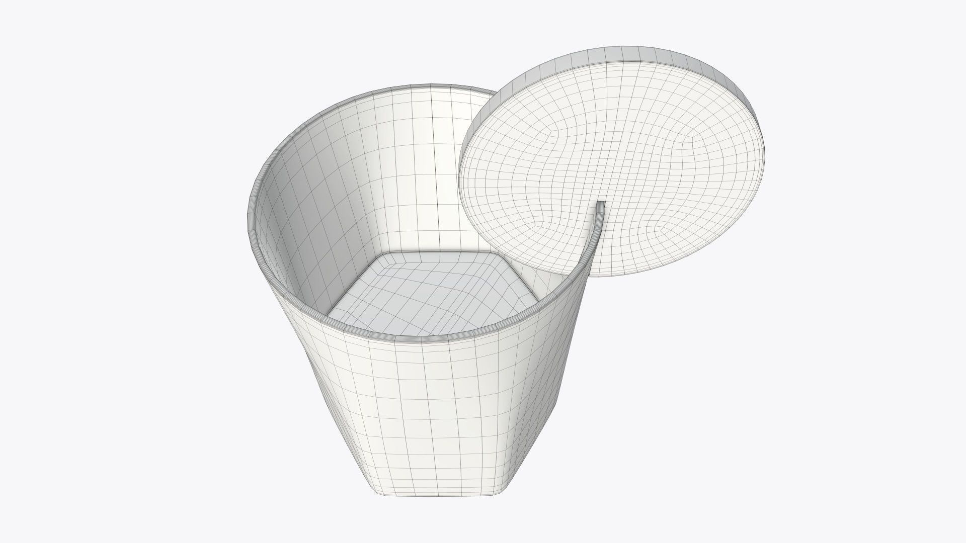 Orange juice and straw in a rocks glass 3D model_4