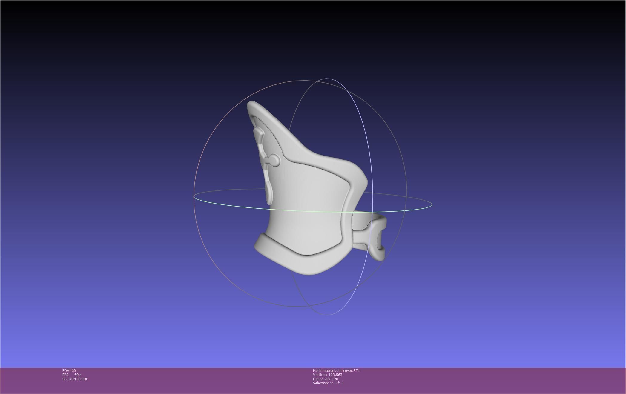 Sword Art Online Asuna Boot Covers Printable Model 3D print model_9