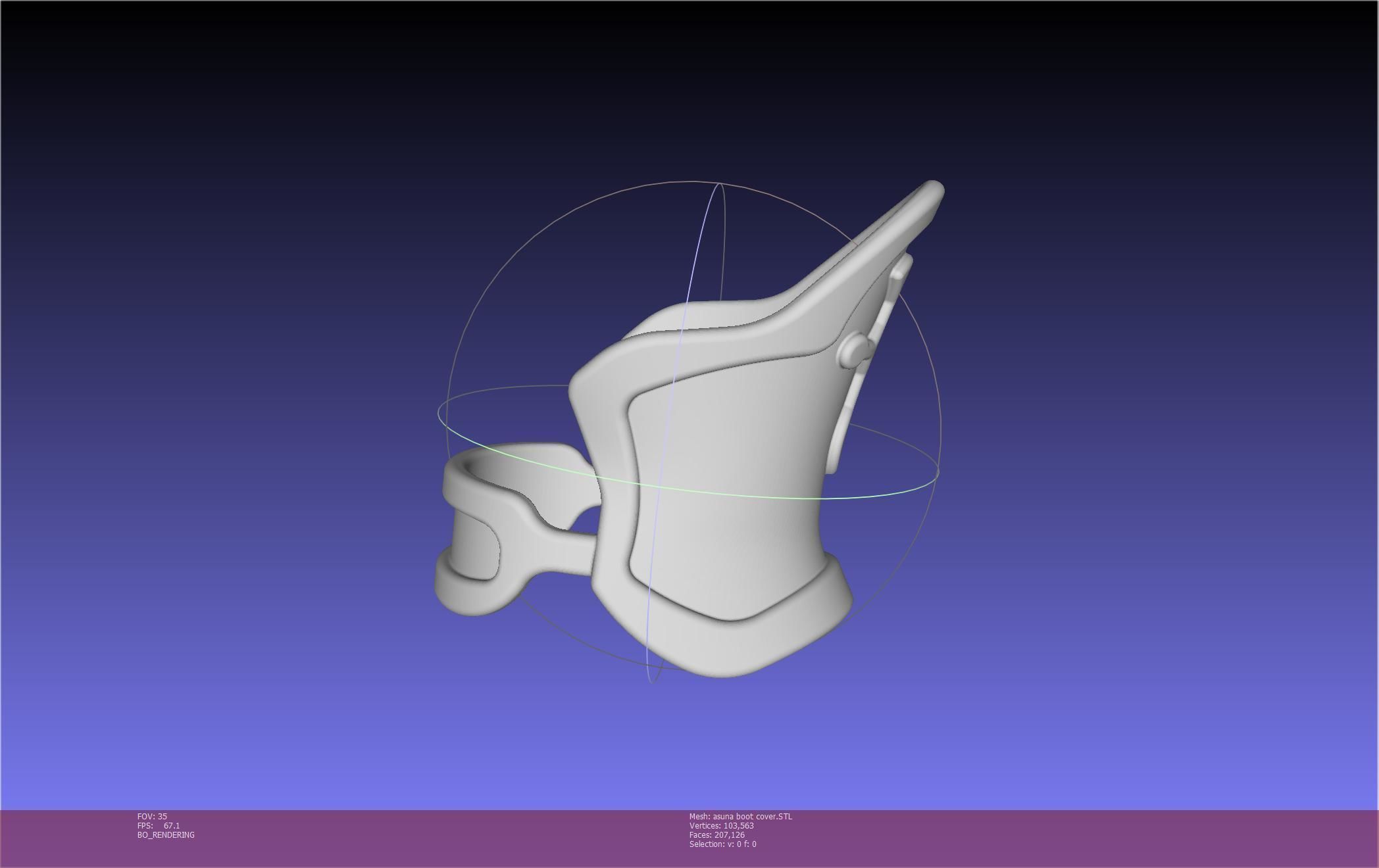 Sword Art Online Asuna Boot Covers Printable Model 3D print model_76