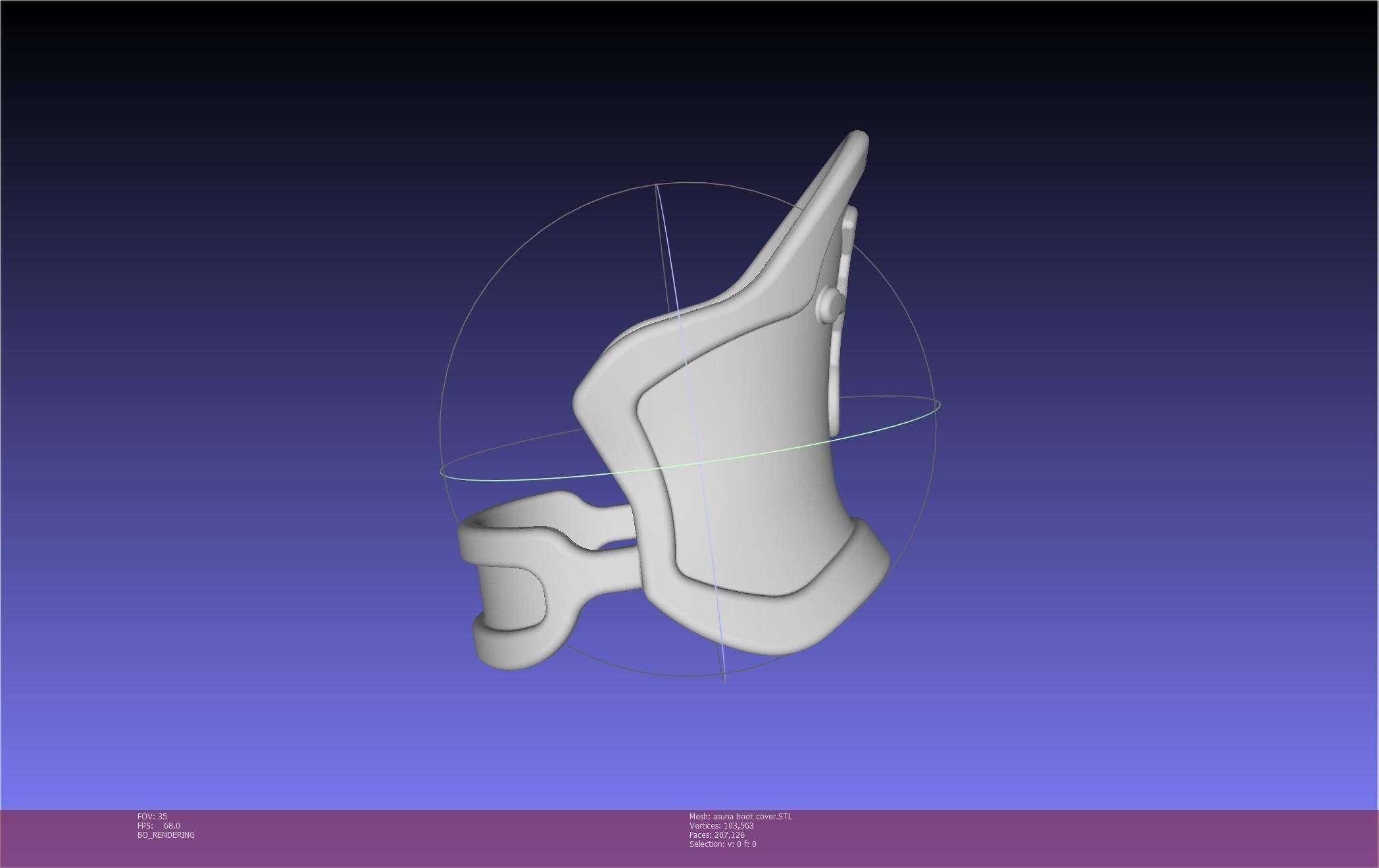 Sword Art Online Asuna Boot Covers Printable Model 3D print model_56