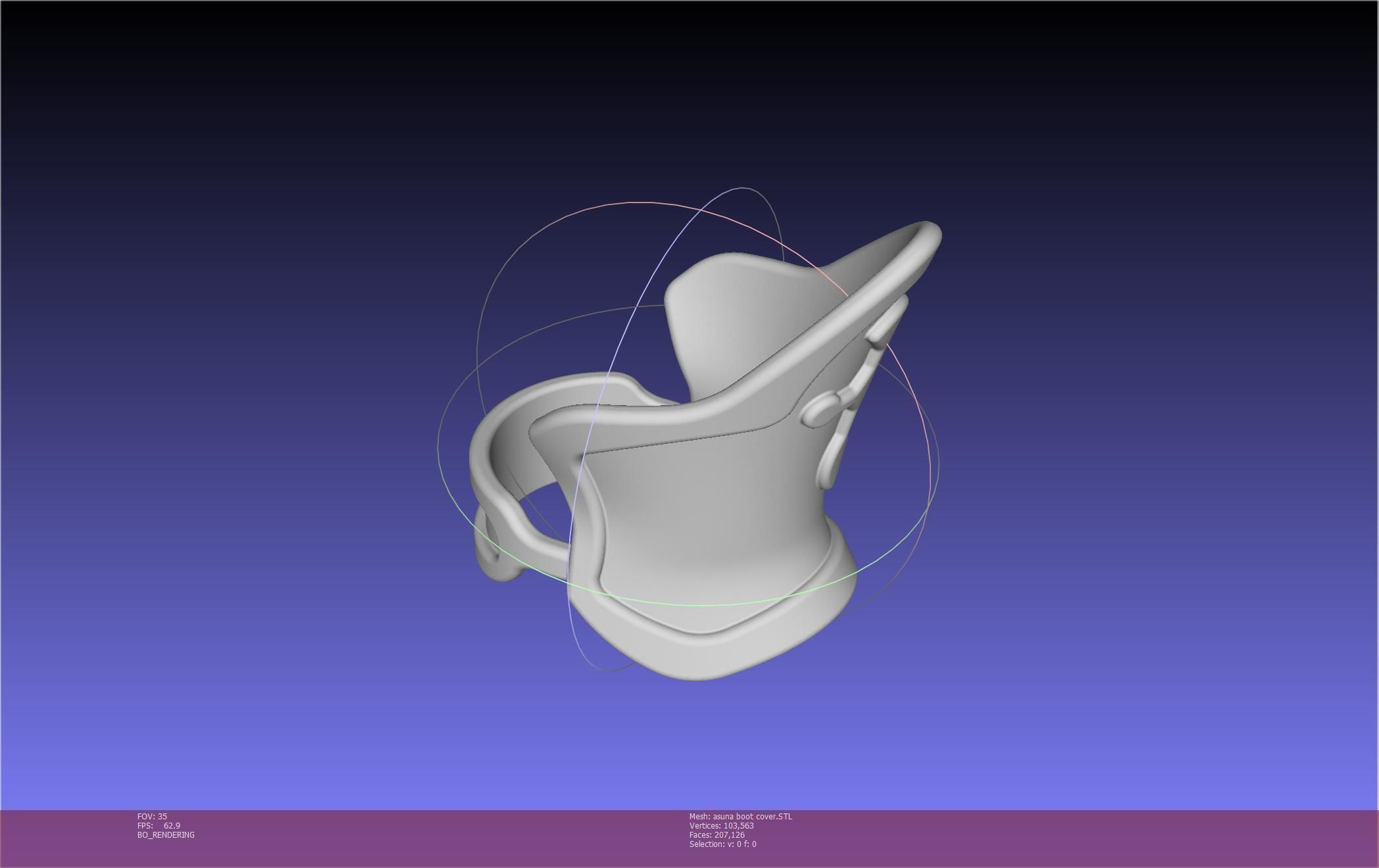 Sword Art Online Asuna Boot Covers Printable Model 3D print model_92