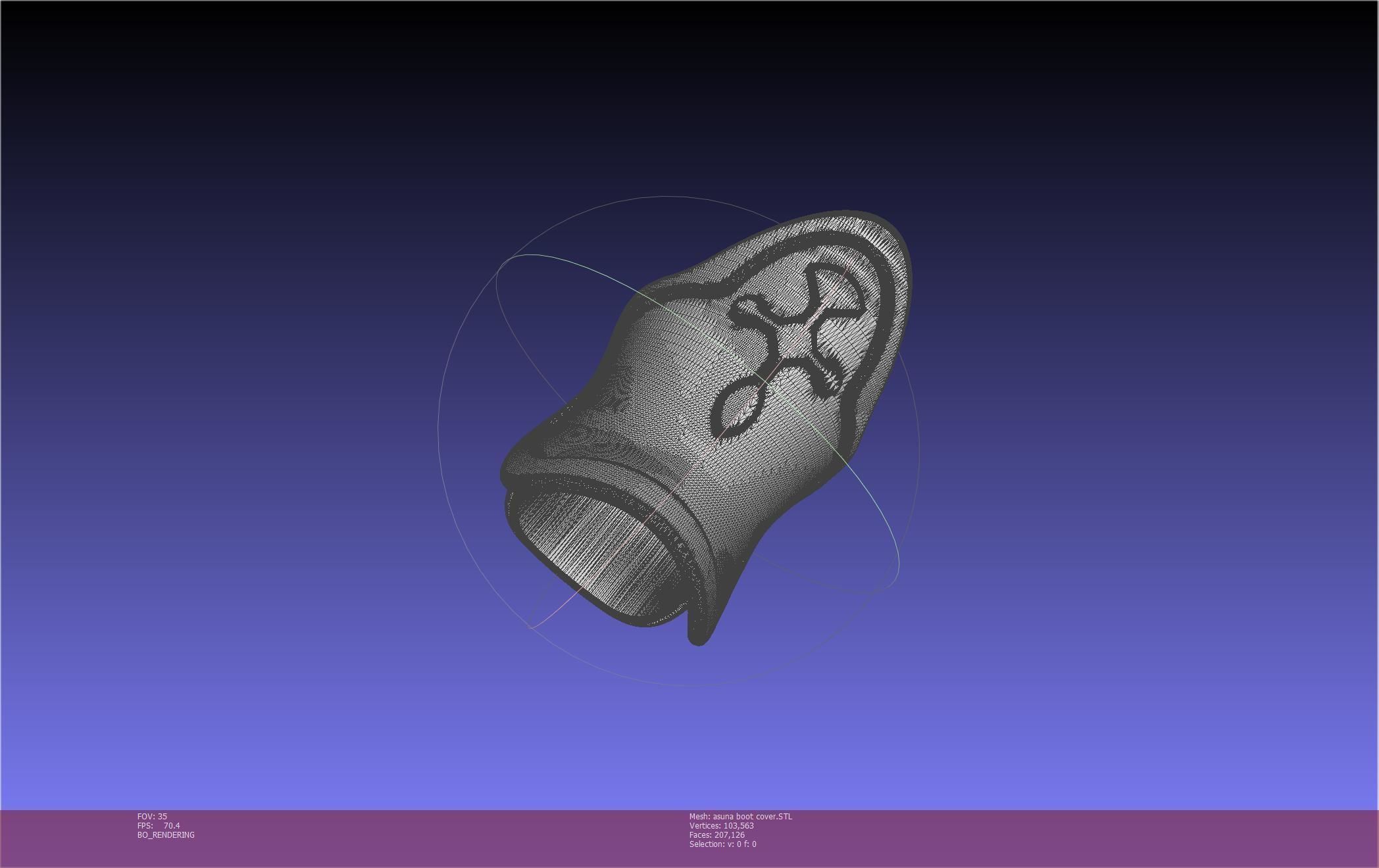 Sword Art Online Asuna Boot Covers Printable Model 3D print model_105