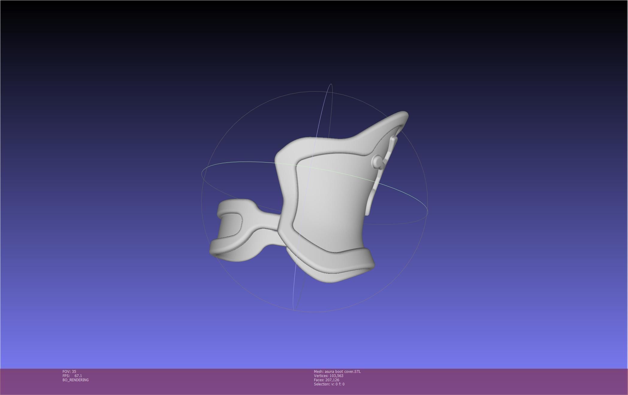 Sword Art Online Asuna Boot Covers Printable Model 3D print model_102