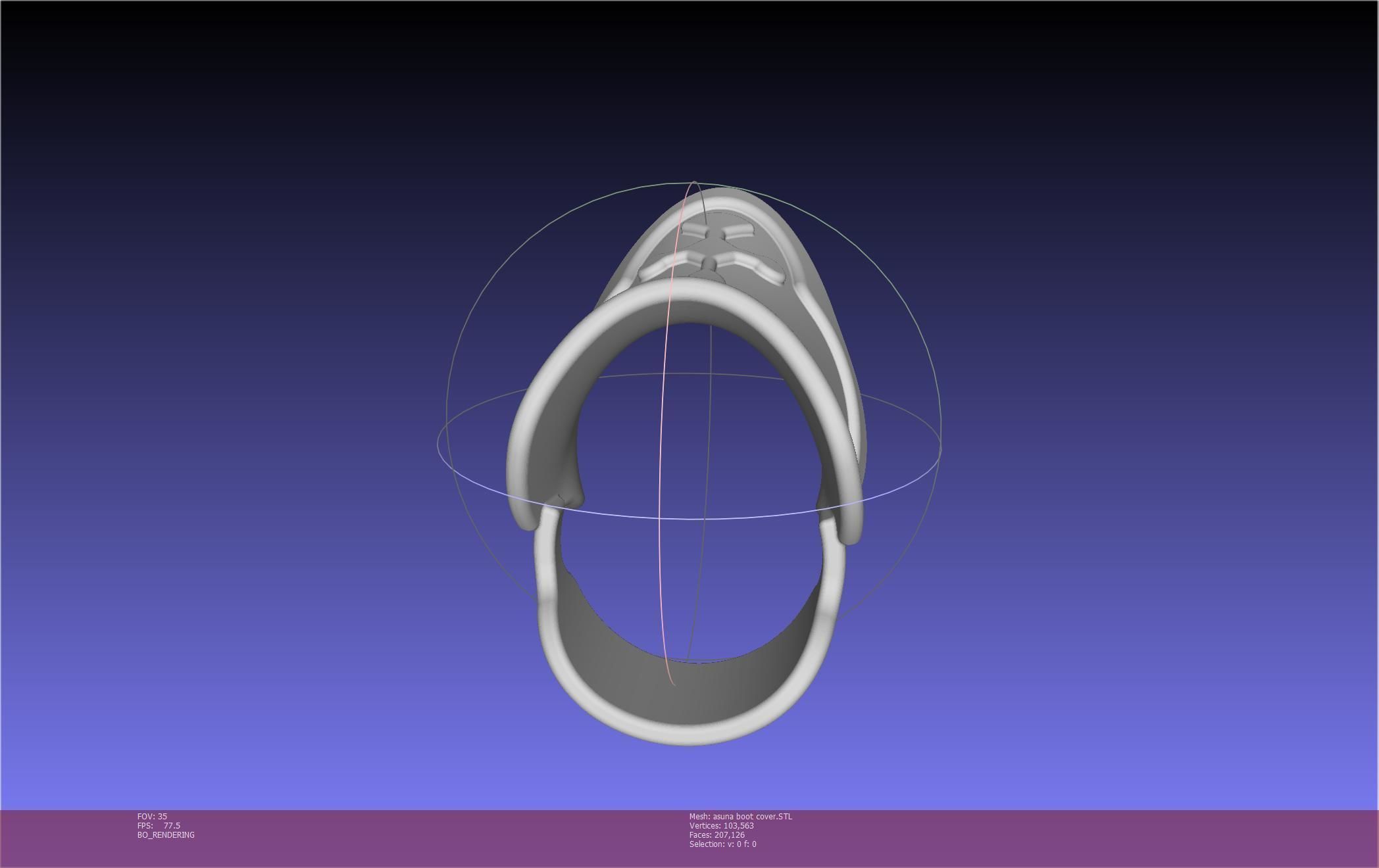 Sword Art Online Asuna Boot Covers Printable Model 3D print model_65