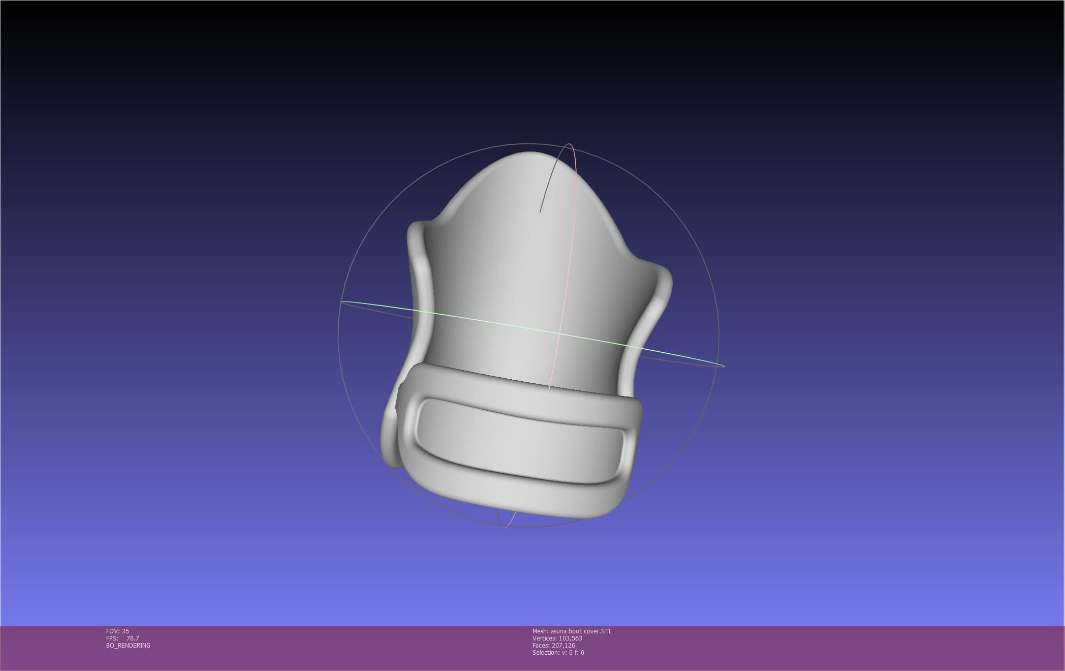 Sword Art Online Asuna Boot Covers Printable Model 3D print model_58