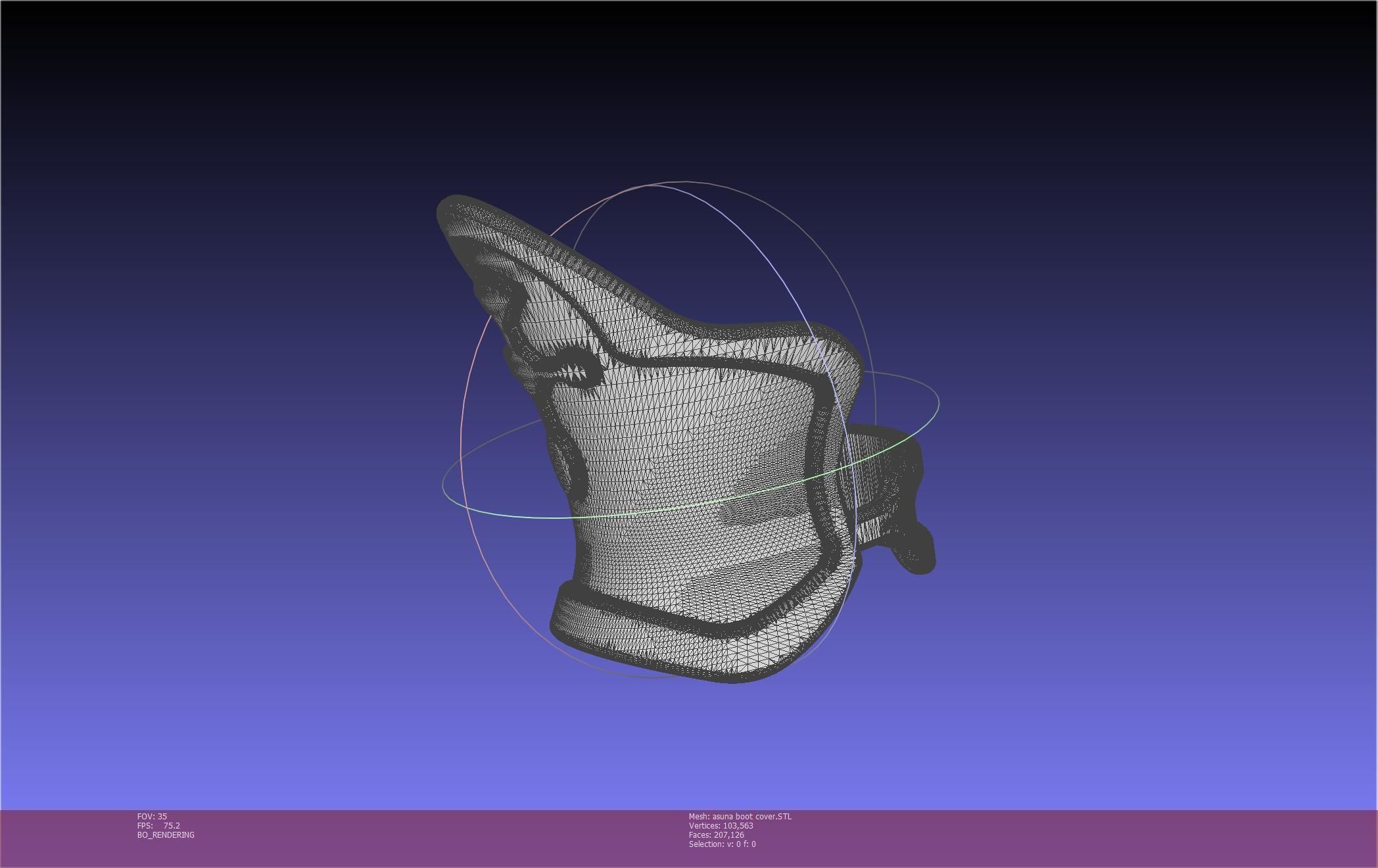 Sword Art Online Asuna Boot Covers Printable Model 3D print model_18