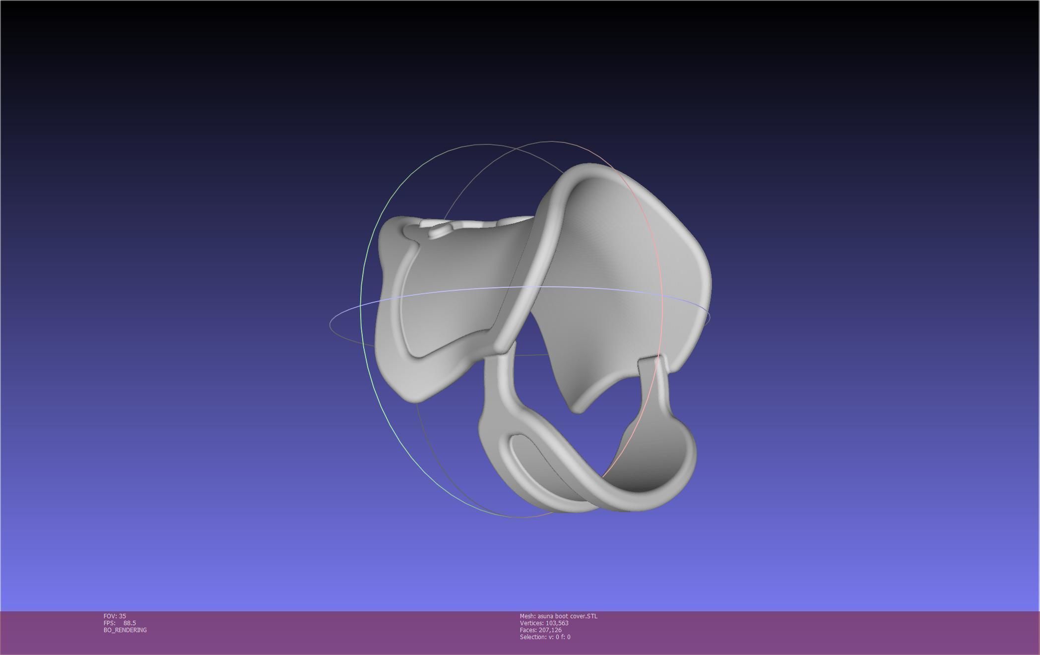 Sword Art Online Asuna Boot Covers Printable Model 3D print model_71