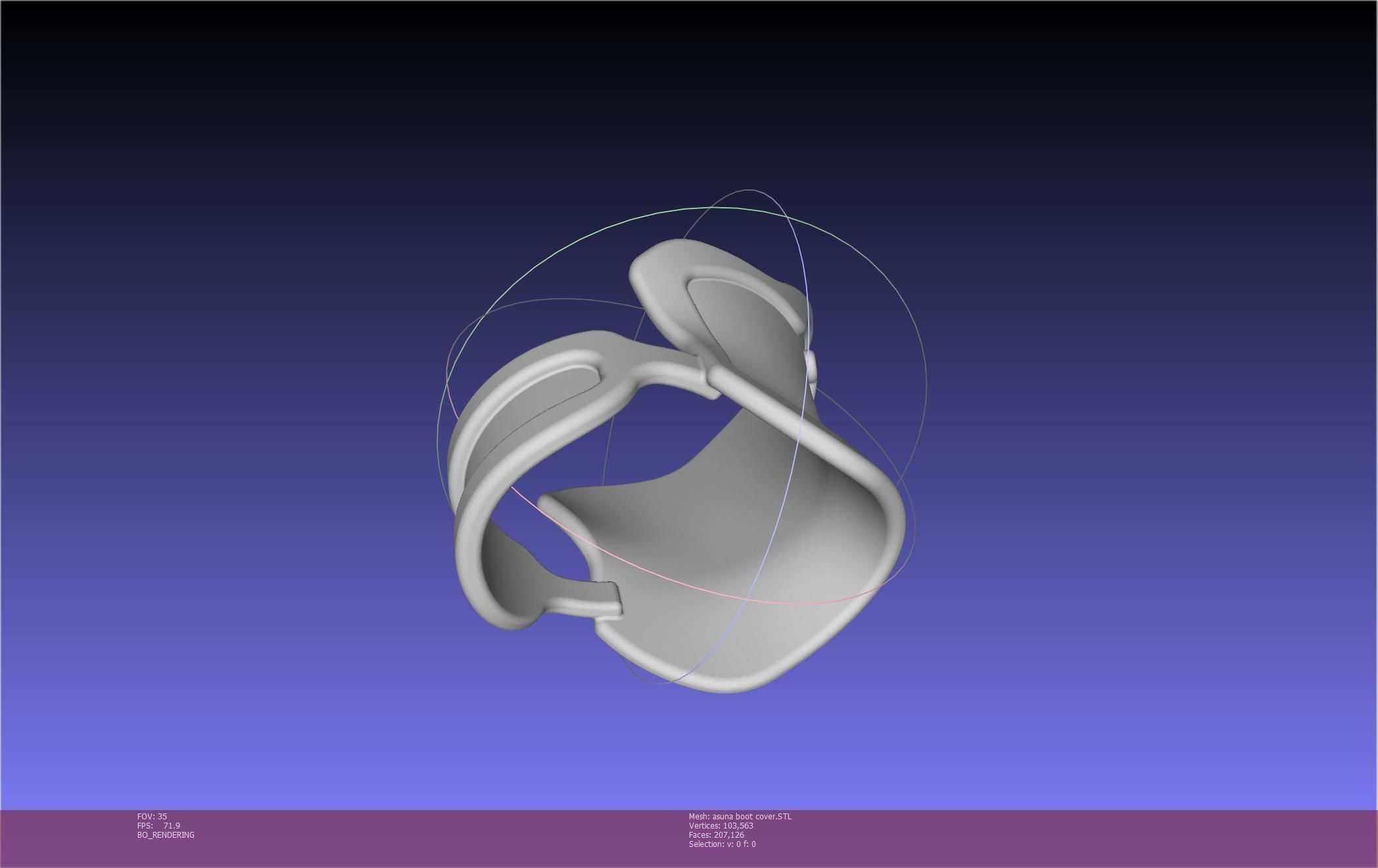 Sword Art Online Asuna Boot Covers Printable Model 3D print model_49