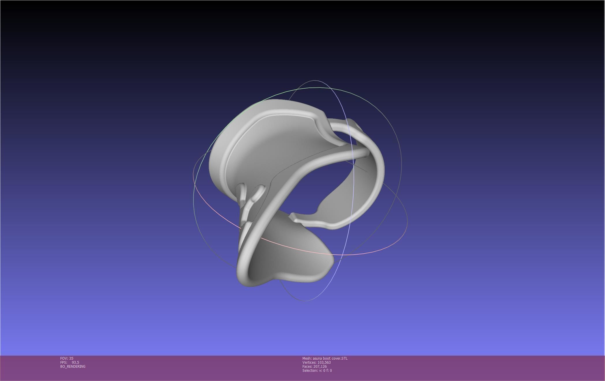 Sword Art Online Asuna Boot Covers Printable Model 3D print model_41