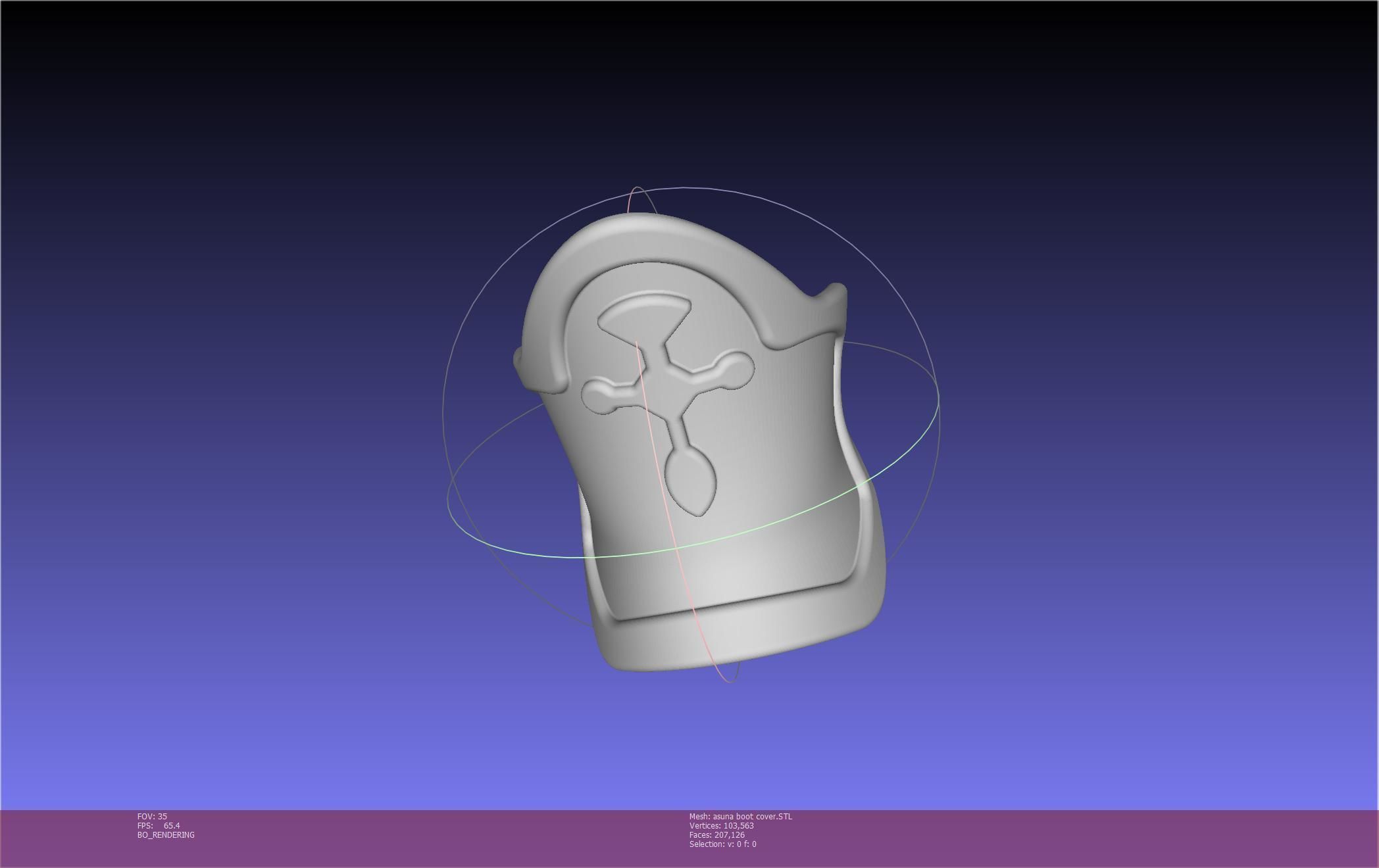 Sword Art Online Asuna Boot Covers Printable Model 3D print model_55