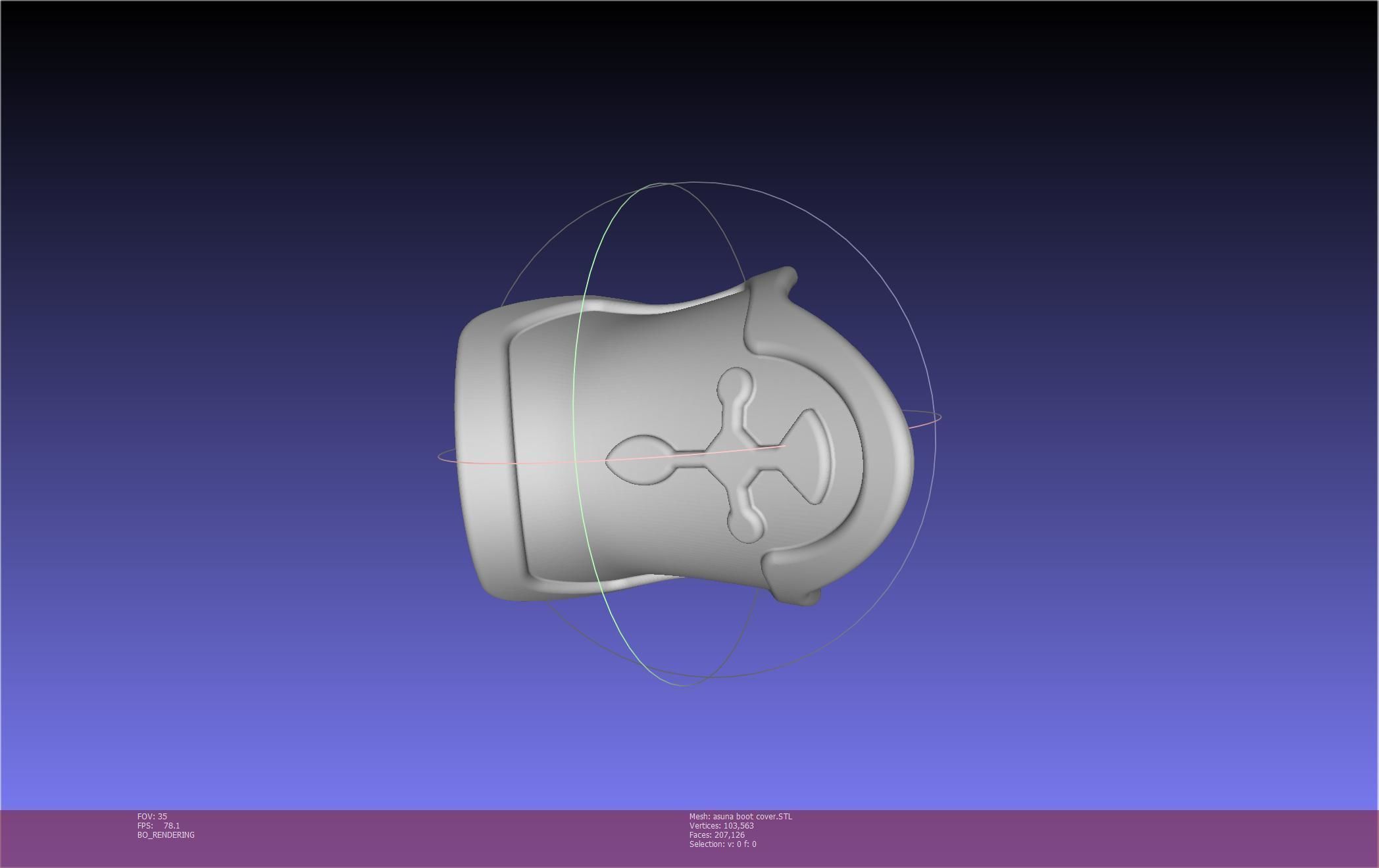 Sword Art Online Asuna Boot Covers Printable Model 3D print model_31