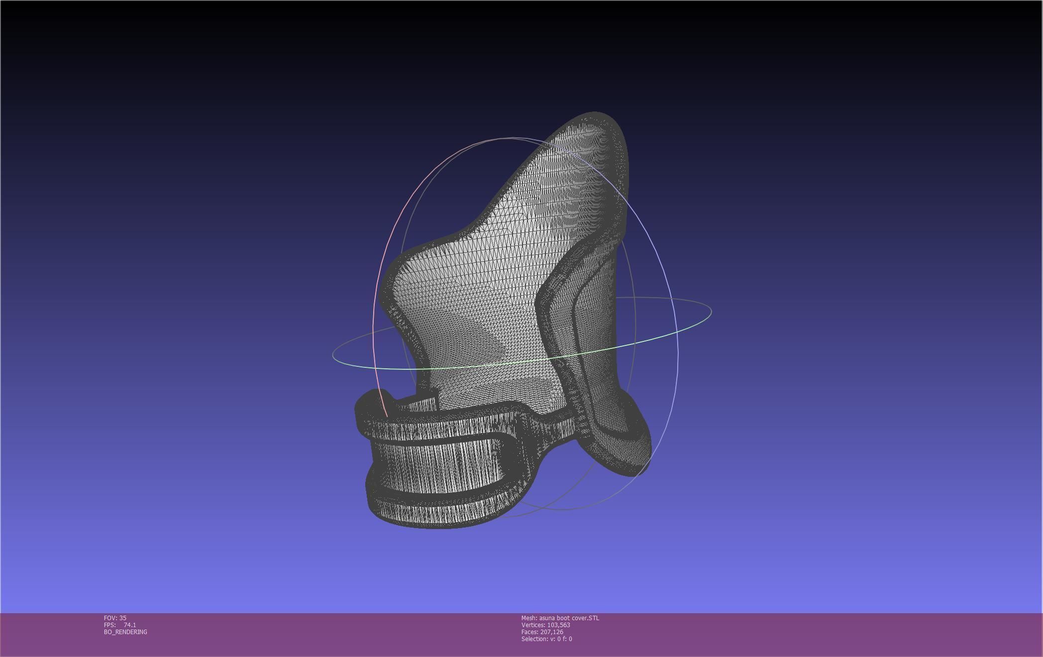 Sword Art Online Asuna Boot Covers Printable Model 3D print model_16