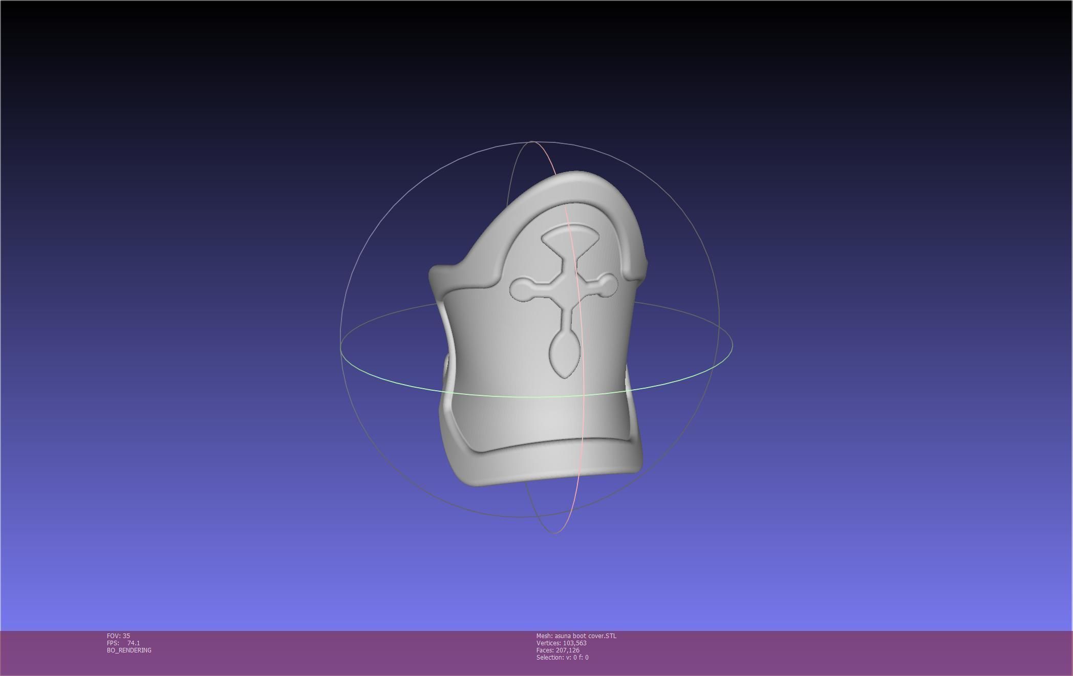 Sword Art Online Asuna Boot Covers Printable Model 3D print model_98