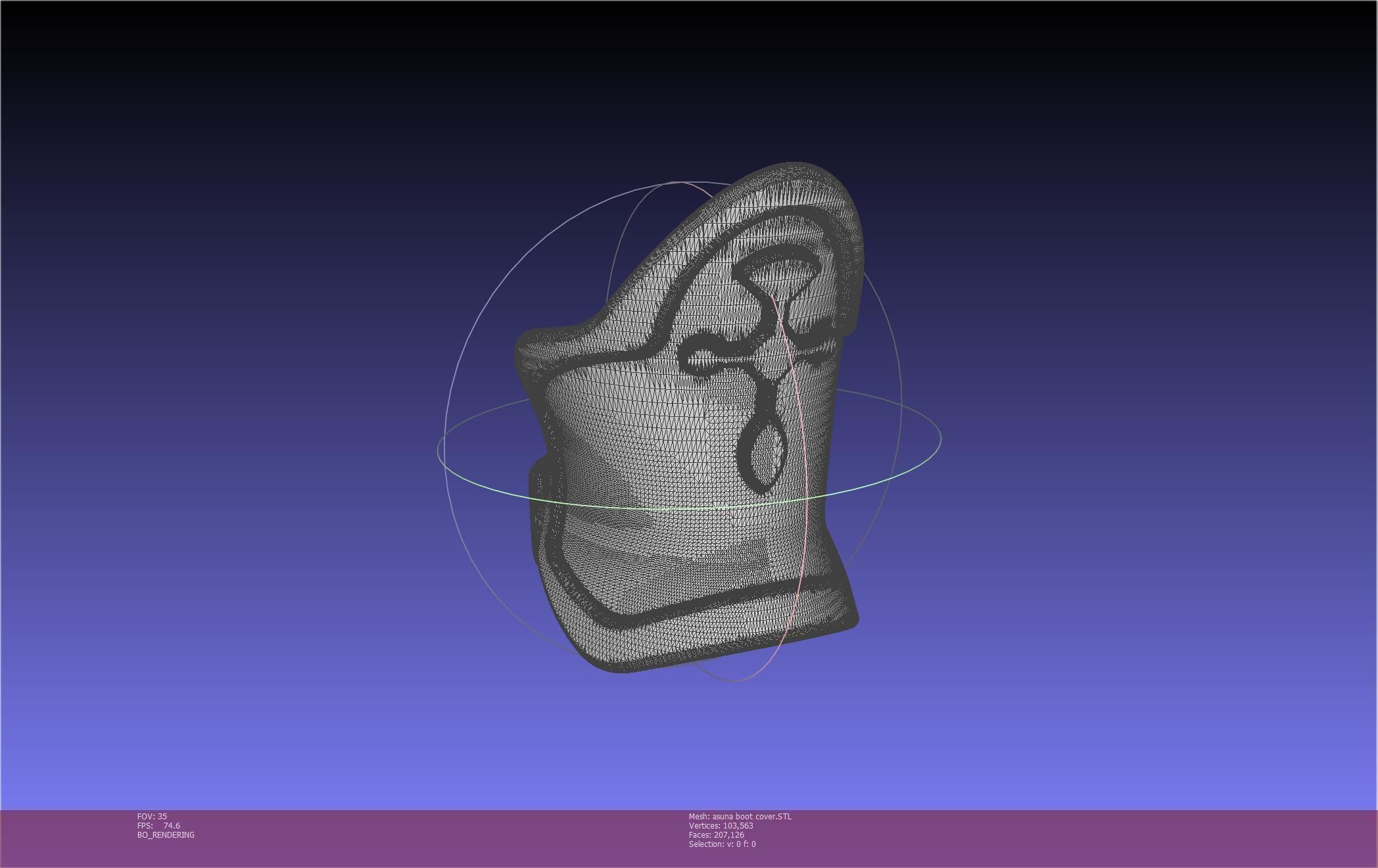 Sword Art Online Asuna Boot Covers Printable Model 3D print model_14