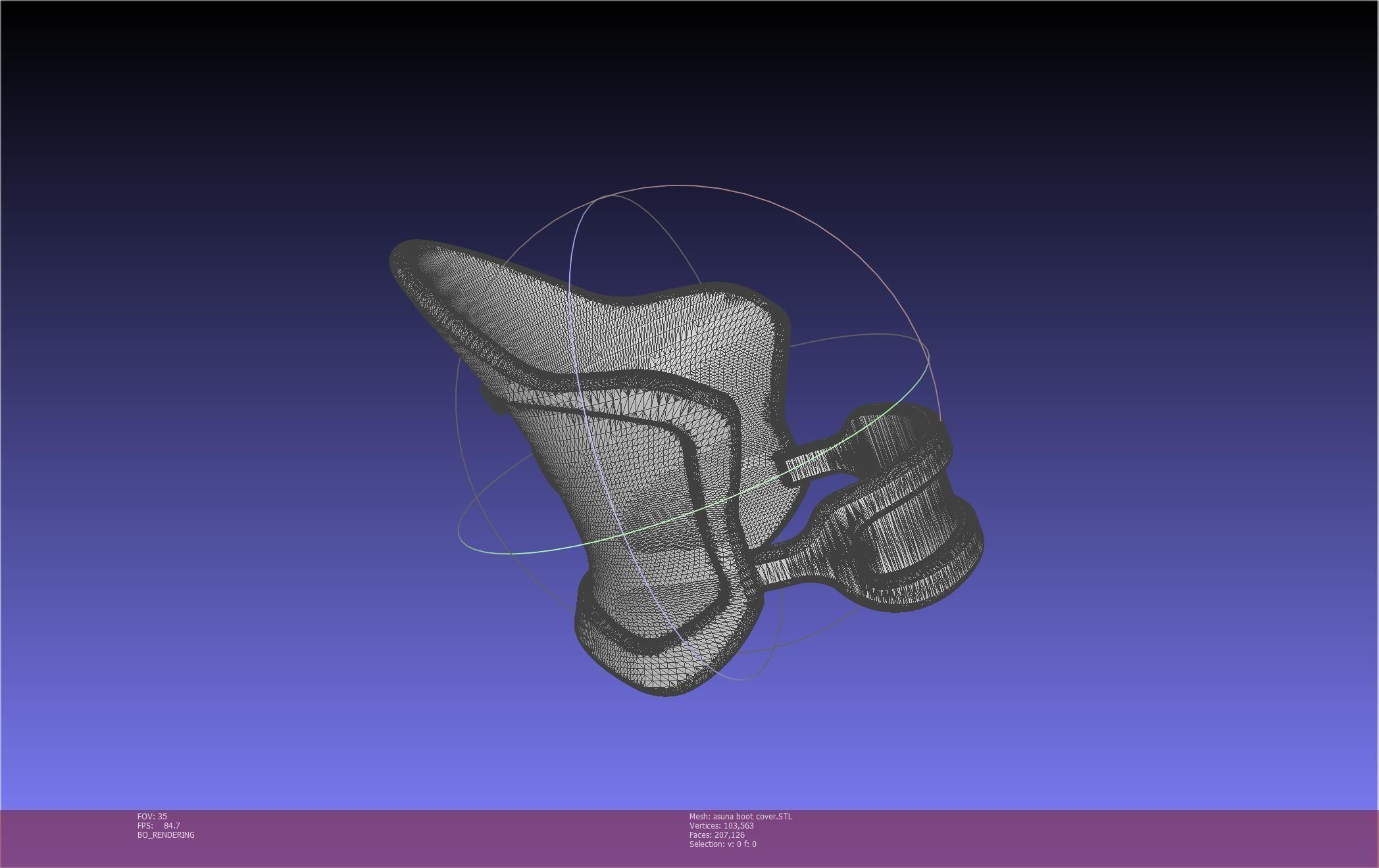 Sword Art Online Asuna Boot Covers Printable Model 3D print model_19