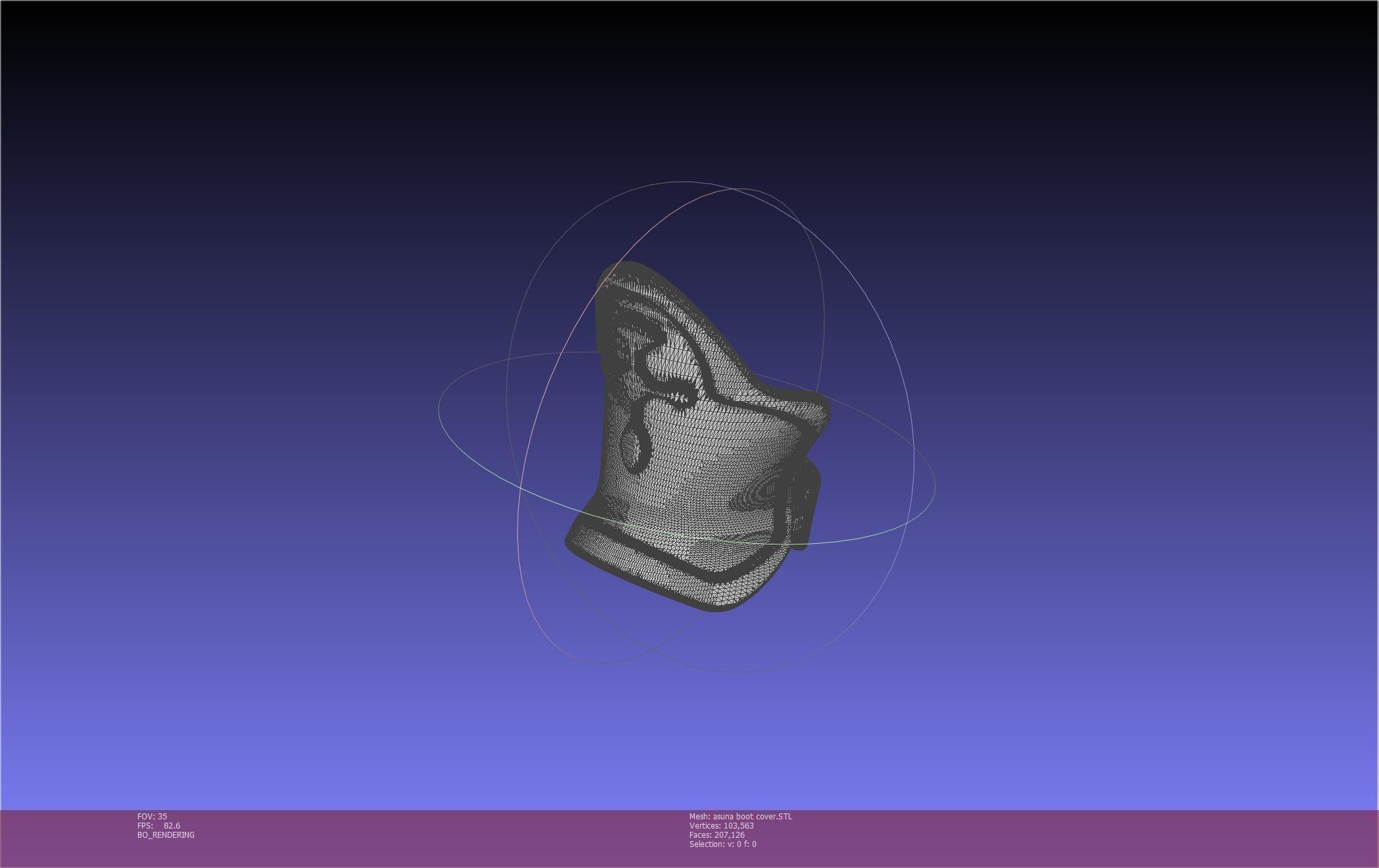 Sword Art Online Asuna Boot Covers Printable Model 3D print model_12