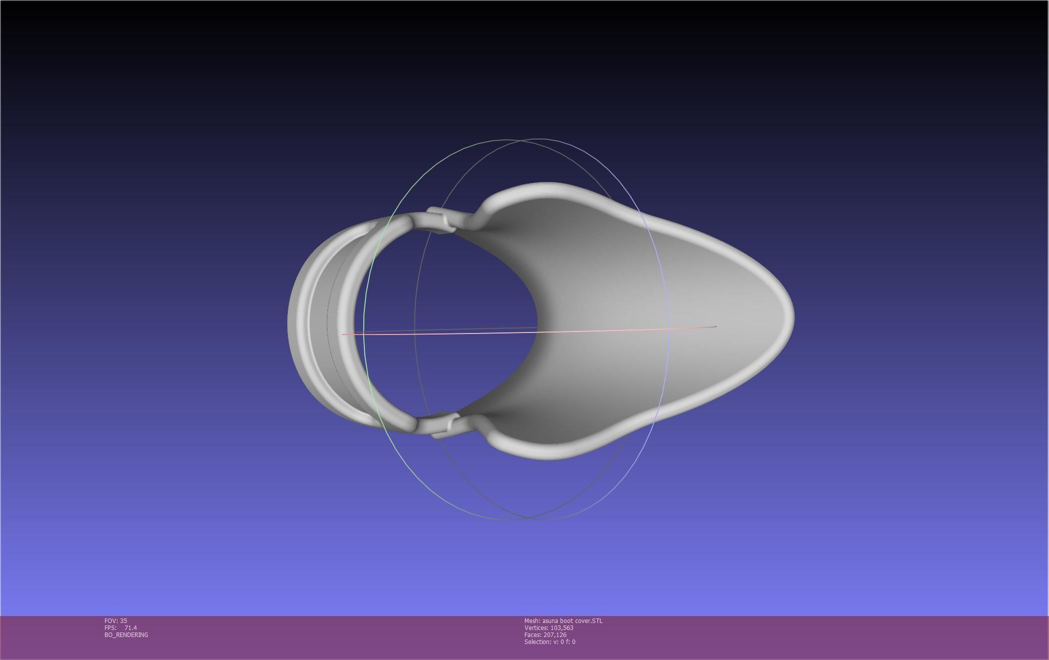 Sword Art Online Asuna Boot Covers Printable Model 3D print model_80