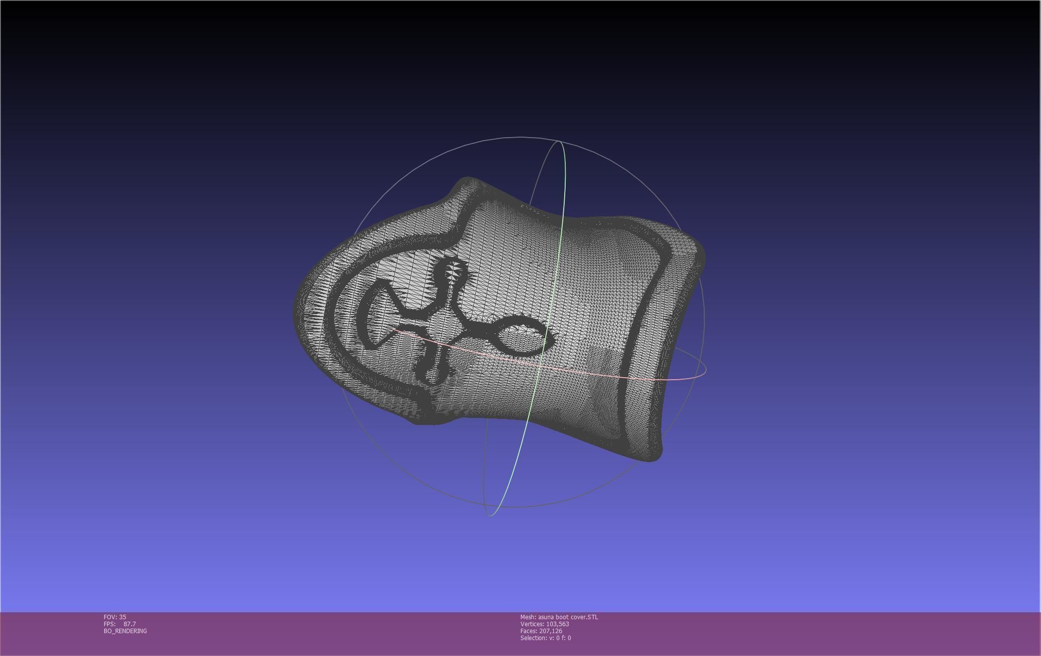 Sword Art Online Asuna Boot Covers Printable Model 3D print model_20