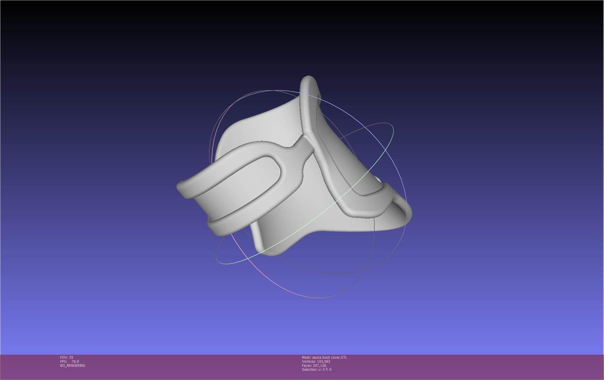 Sword Art Online Asuna Boot Covers Printable Model 3D print model_38