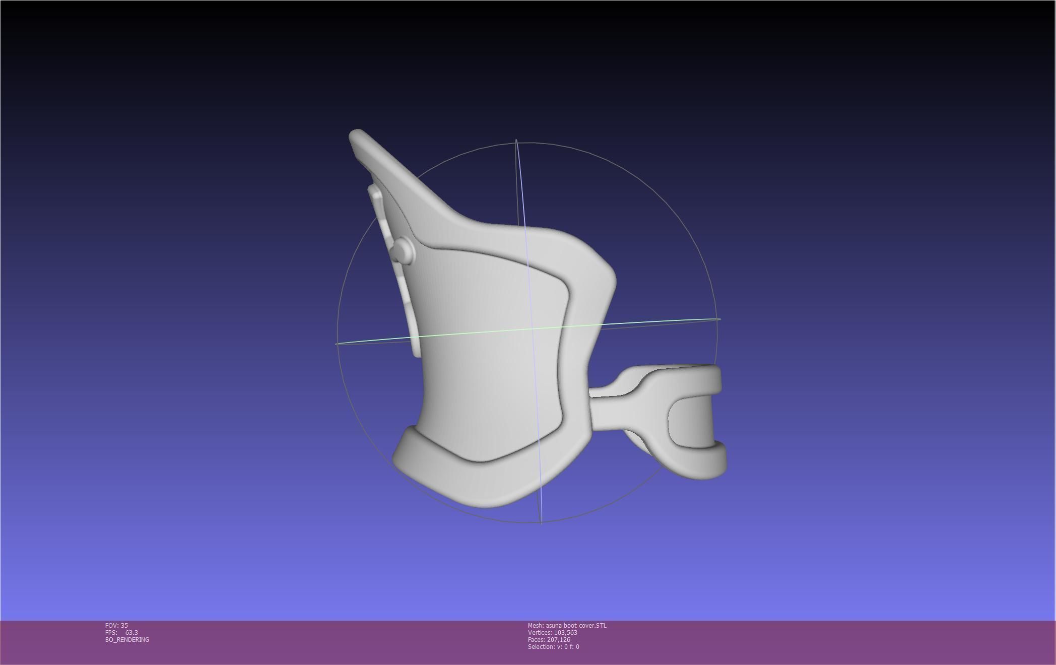 Sword Art Online Asuna Boot Covers Printable Model 3D print model_52