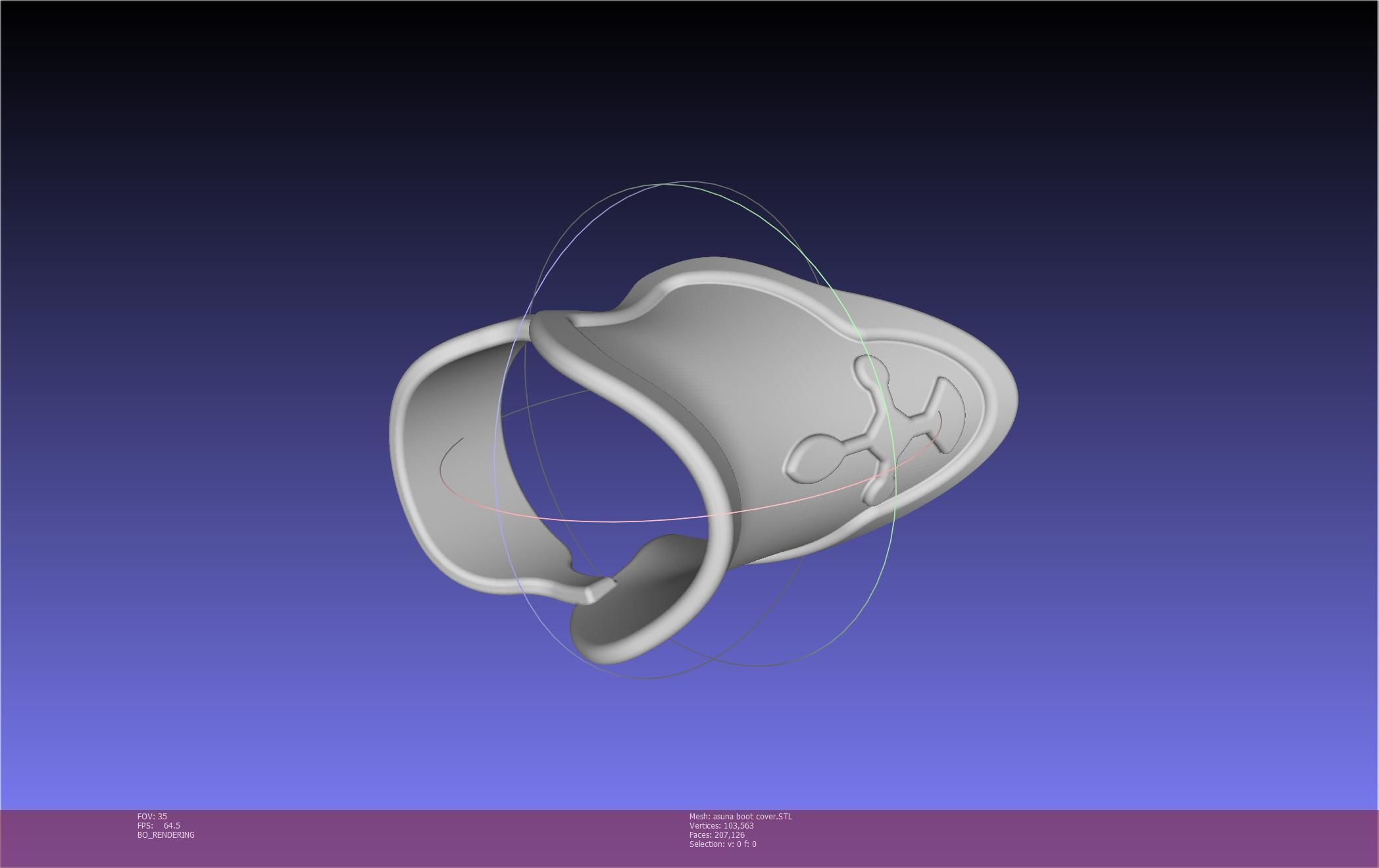 Sword Art Online Asuna Boot Covers Printable Model 3D print model_33