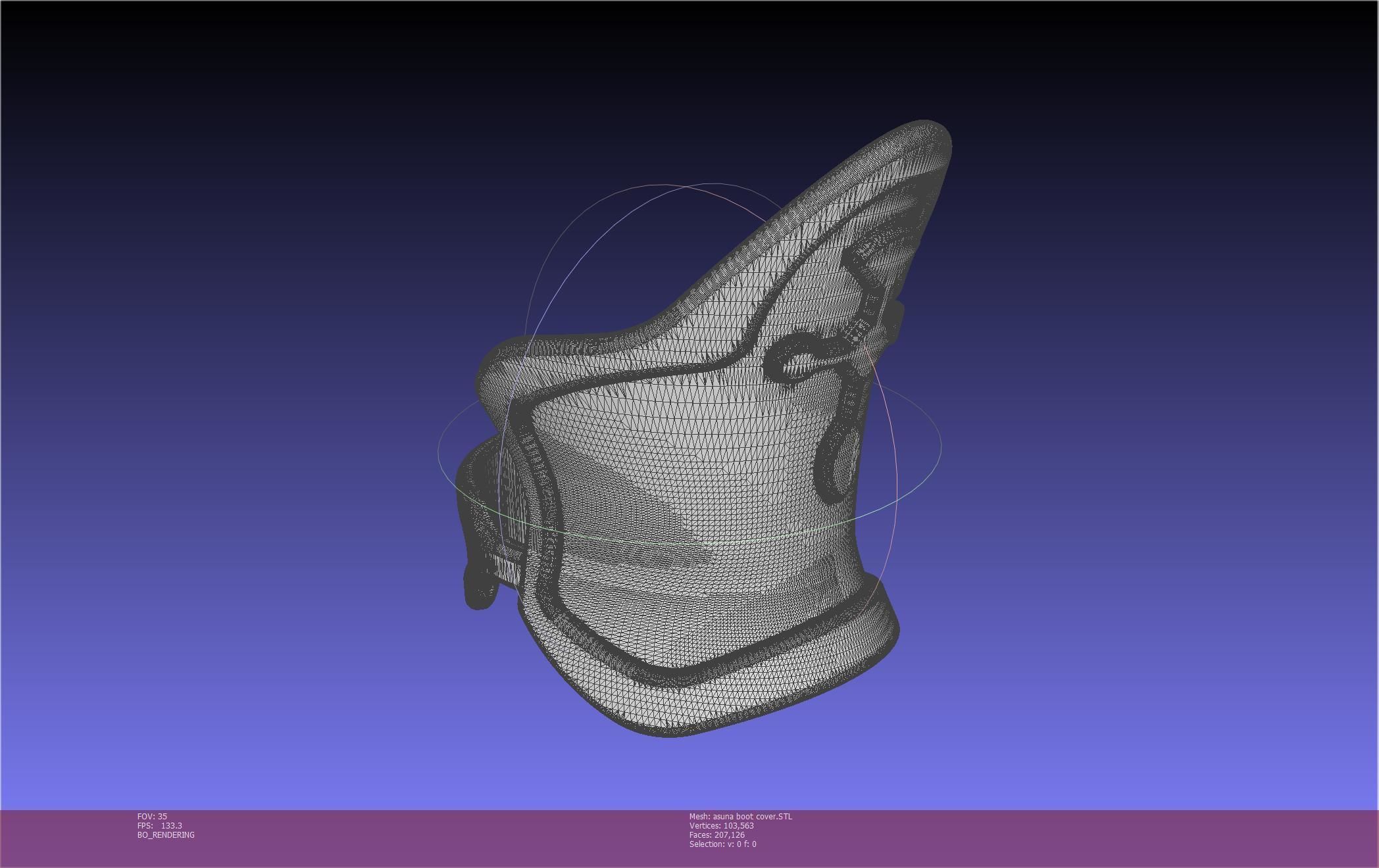 Sword Art Online Asuna Boot Covers Printable Model 3D print model_95