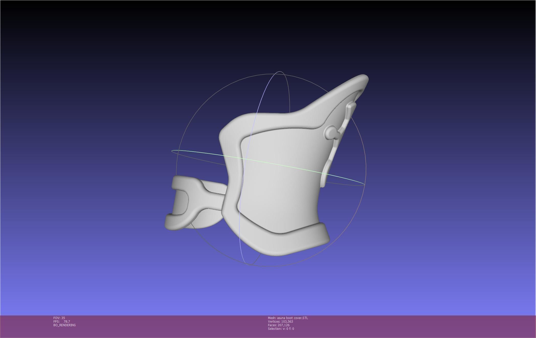 Sword Art Online Asuna Boot Covers Printable Model 3D print model_77