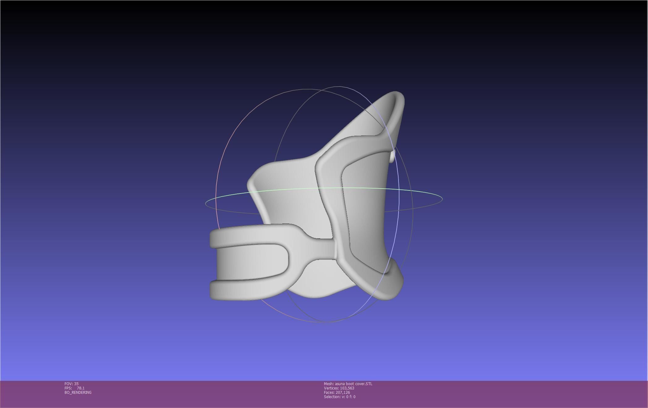 Sword Art Online Asuna Boot Covers Printable Model 3D print model_63