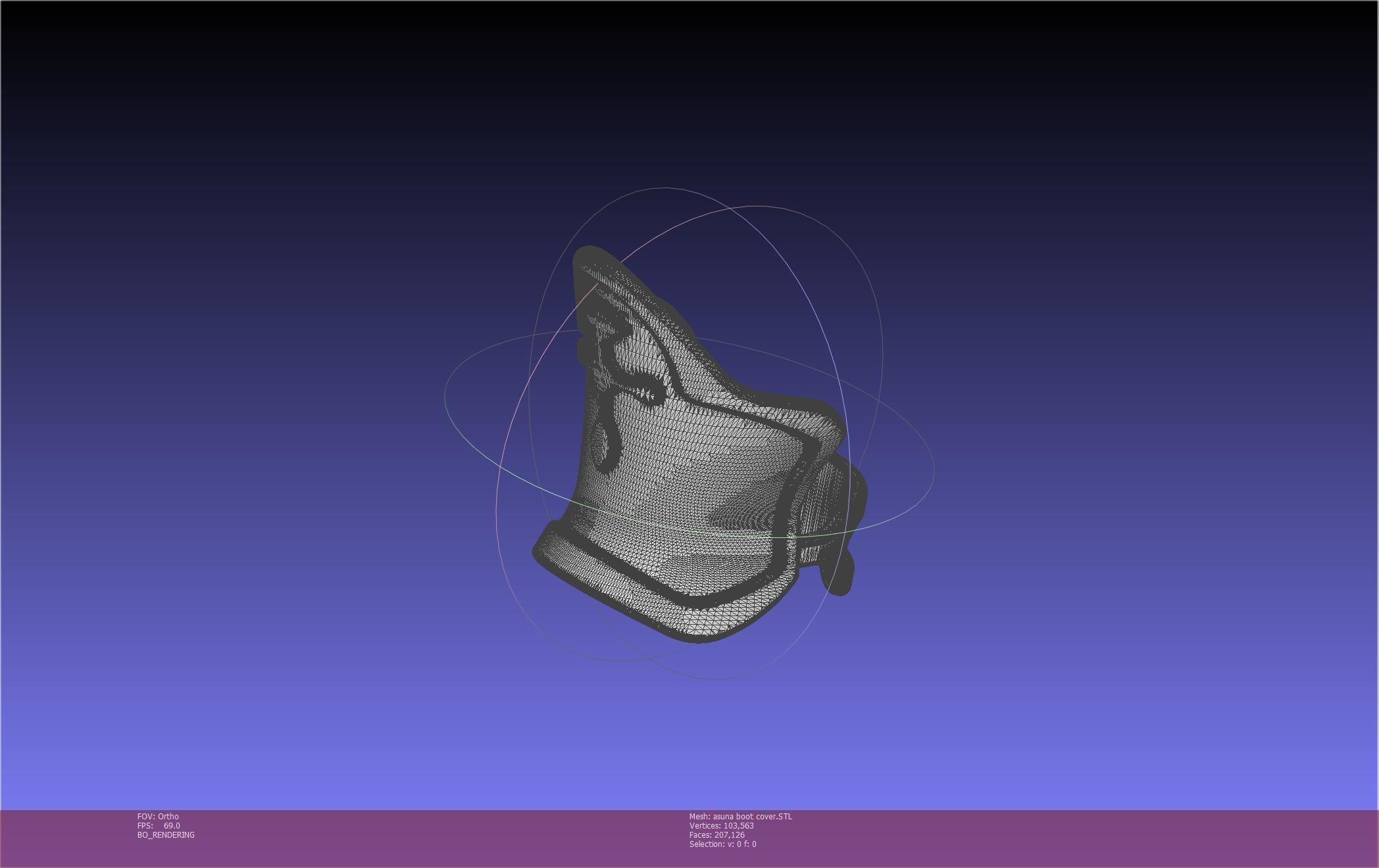 Sword Art Online Asuna Boot Covers Printable Model 3D print model_6