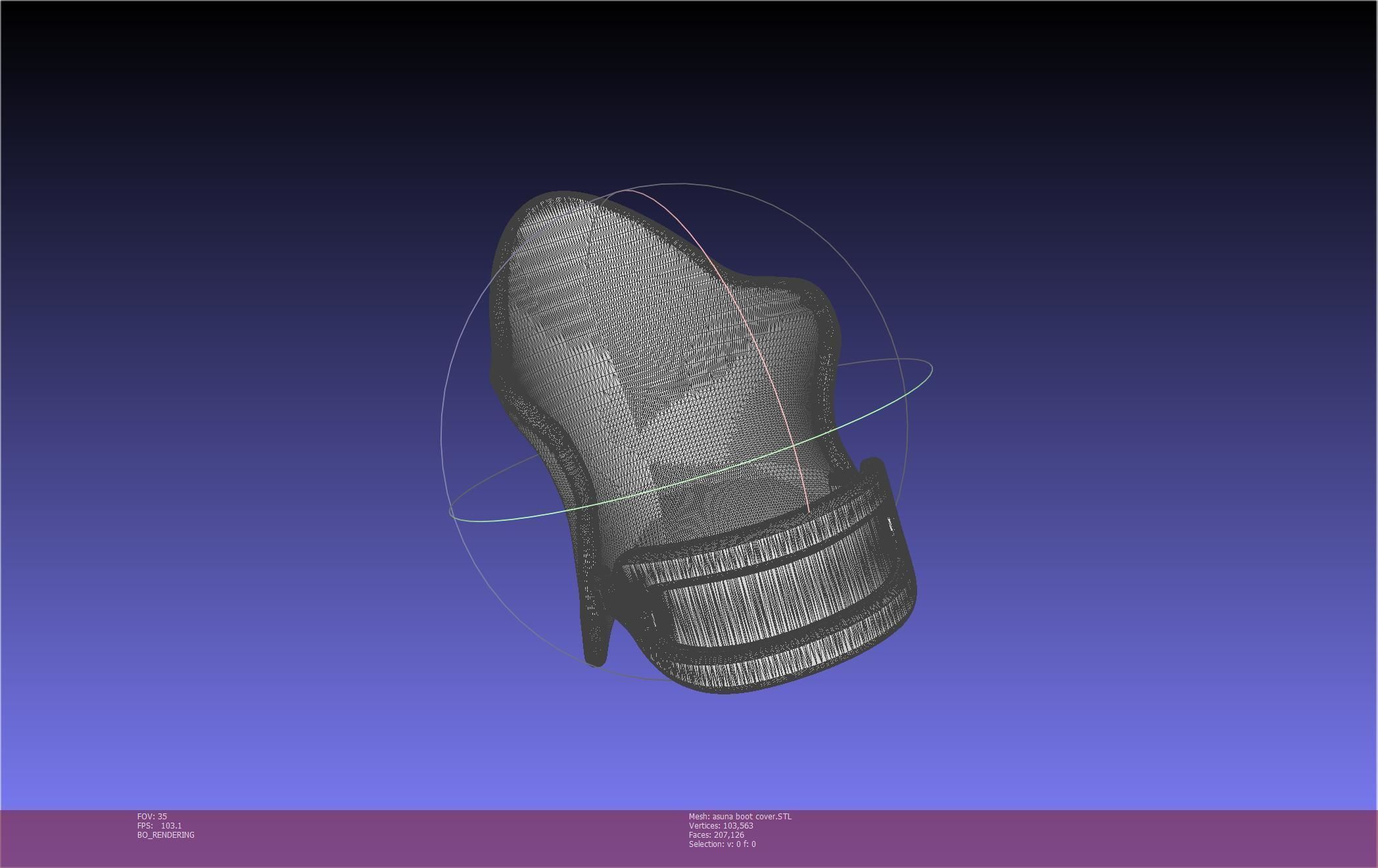 Sword Art Online Asuna Boot Covers Printable Model 3D print model_17
