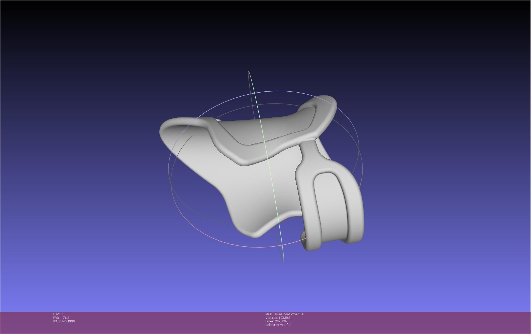 Sword Art Online Asuna Boot Covers Printable Model 3D print model_66