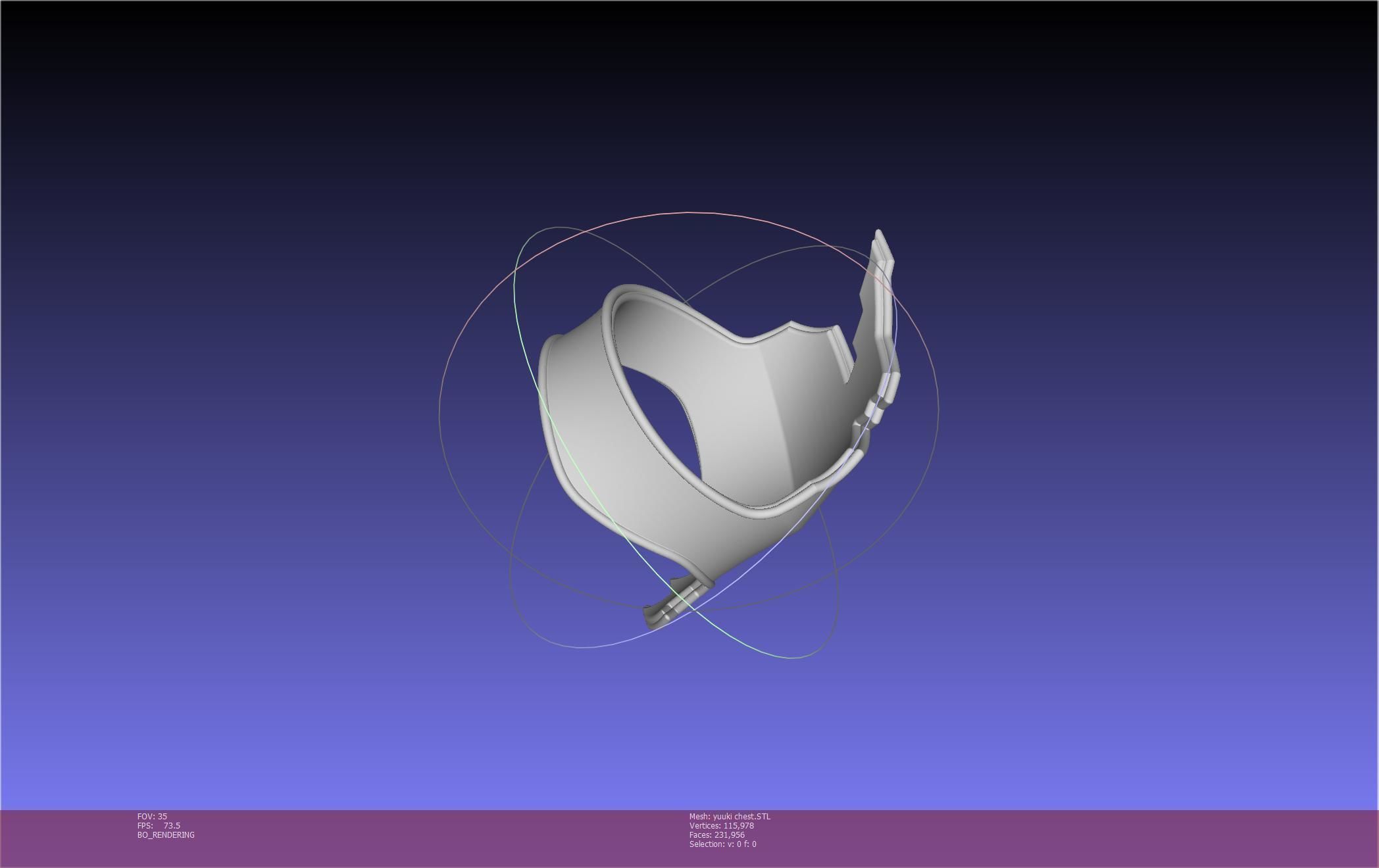 Sword Art Online Konno Yuuki Armor Printable Assembly 3D print model_68