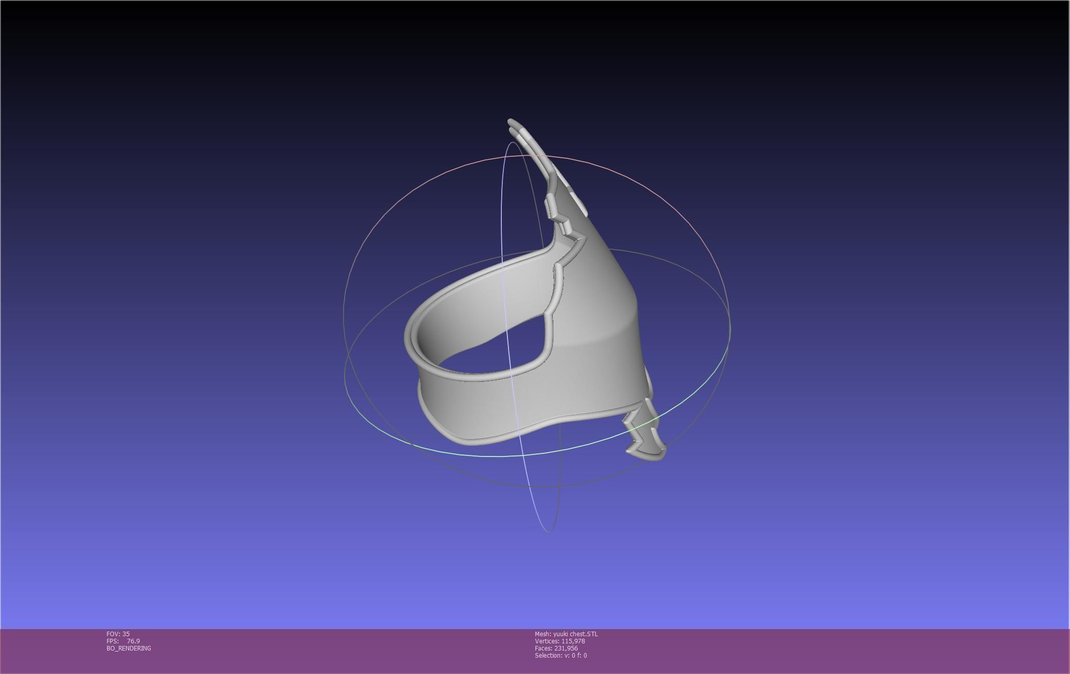 Sword Art Online Konno Yuuki Armor Printable Assembly 3D print model_88
