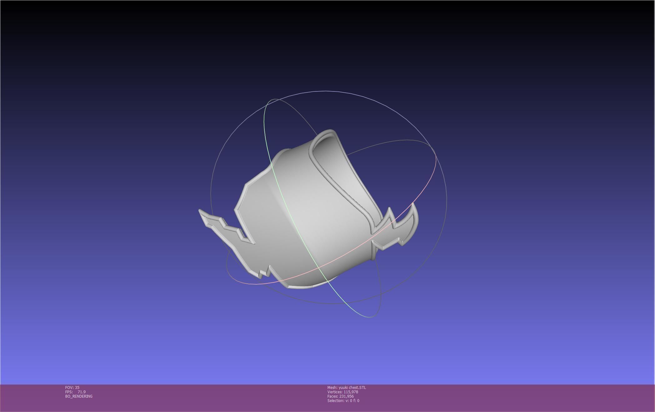 Sword Art Online Konno Yuuki Armor Printable Assembly 3D print model_86