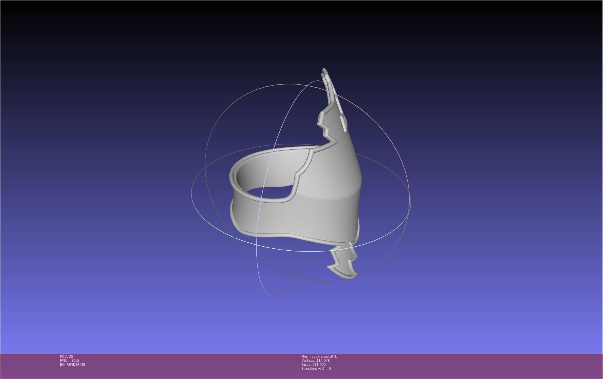 Sword Art Online Konno Yuuki Armor Printable Assembly 3D print model_89