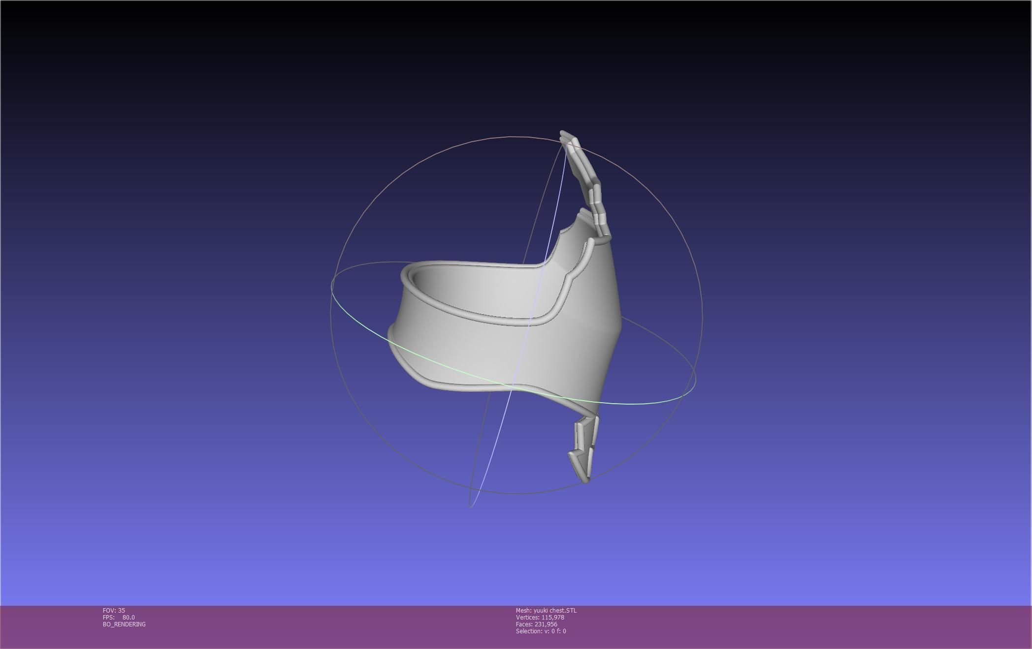 Sword Art Online Konno Yuuki Armor Printable Assembly 3D print model_43